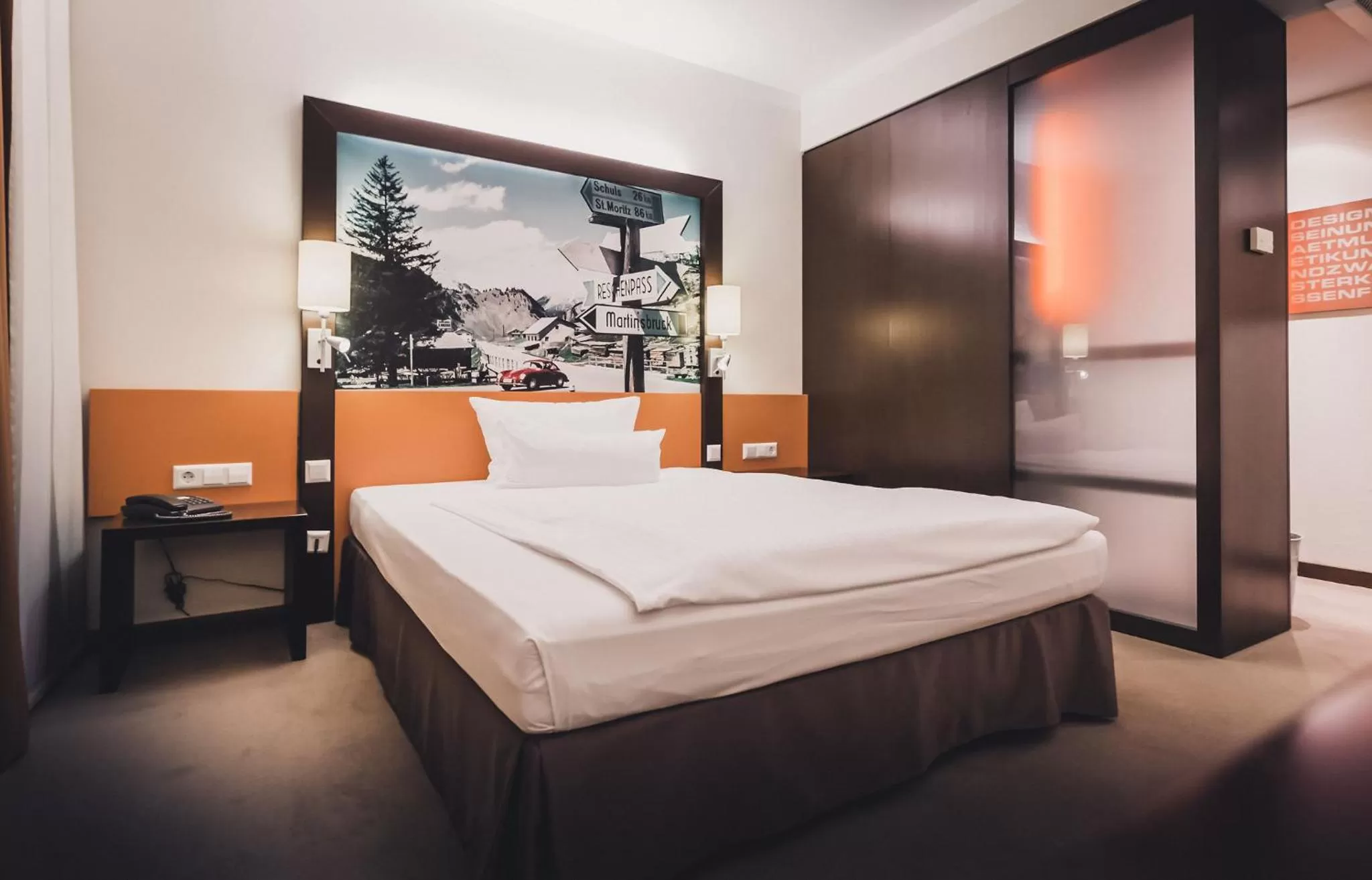 Photo of the whole room, Bed in elaya hotel stuttgart ludwigsburg ehemals Abacco by Rilano