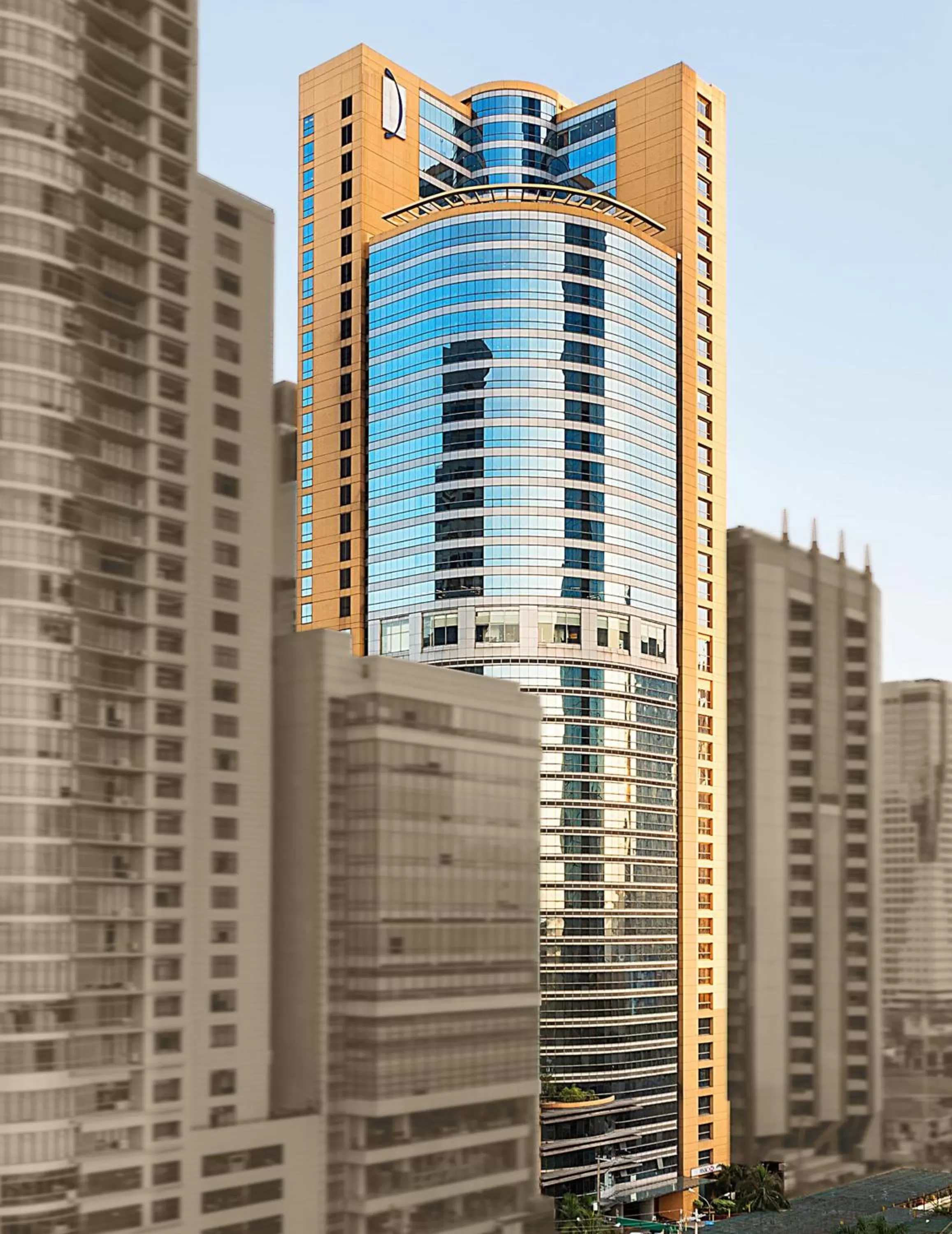 Facade/entrance in Discovery Suites Manila, Philippines