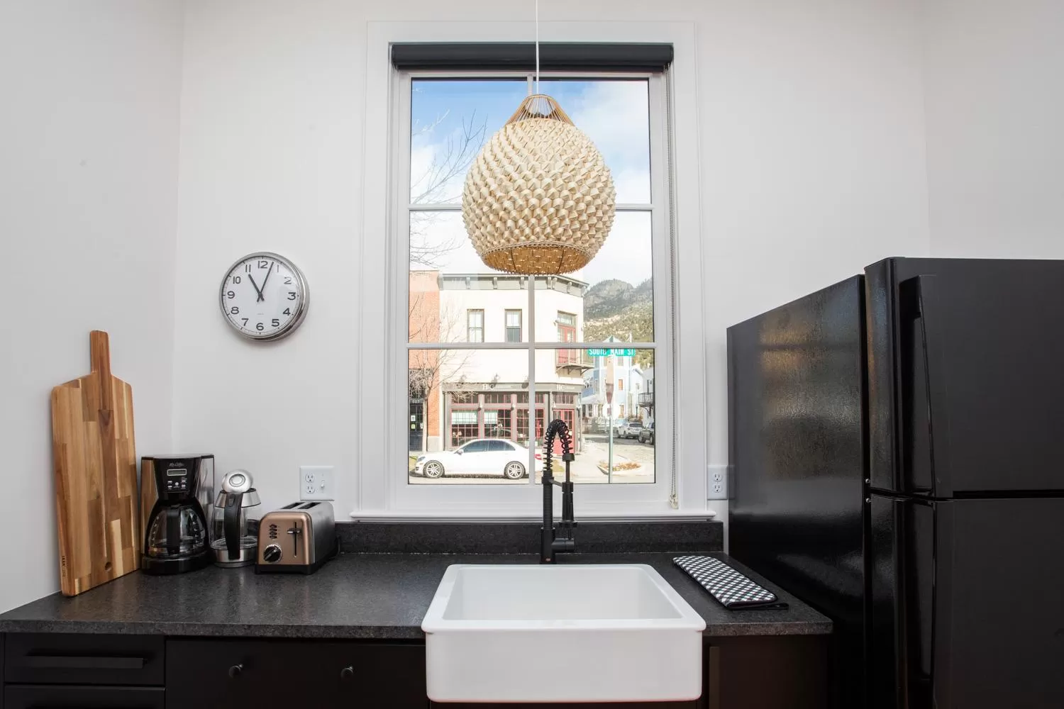 Kitchen or kitchenette in South Main Residences by Surf Hotel