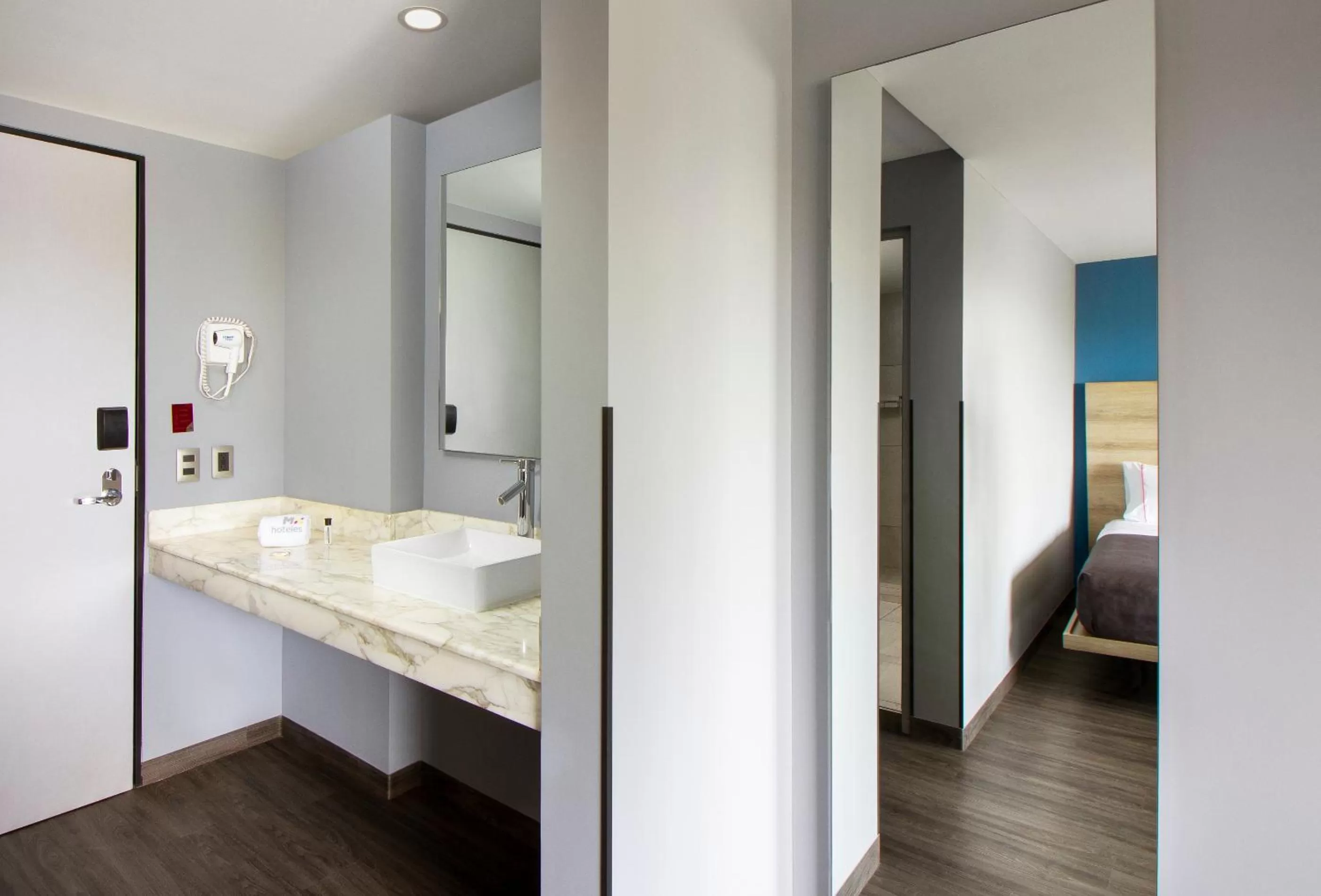 Decorative detail, Bed in Hotel MX lagunilla CDMX, Trademark Collection by Wyndham