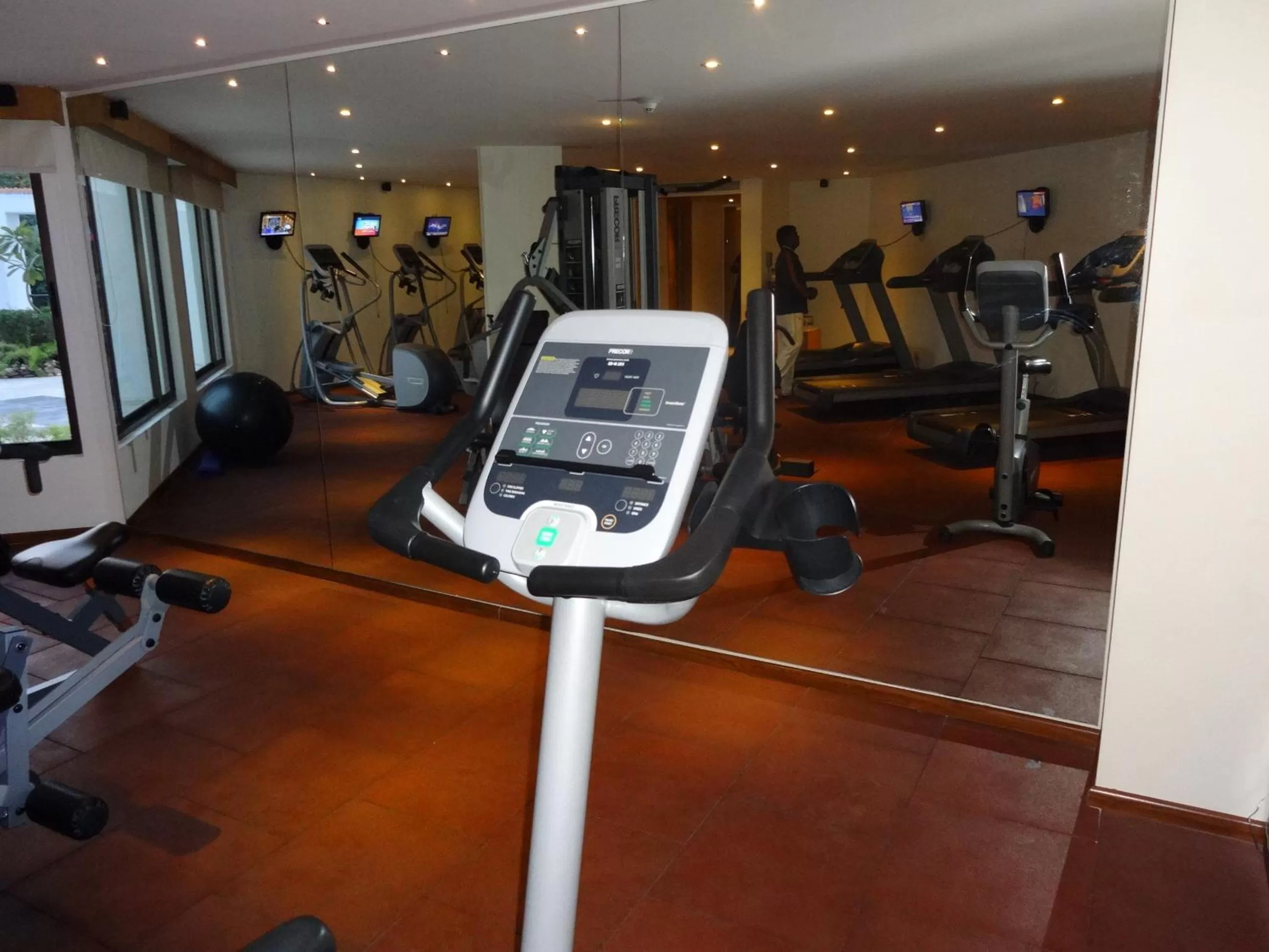 Fitness centre/facilities in Marigold Hotel