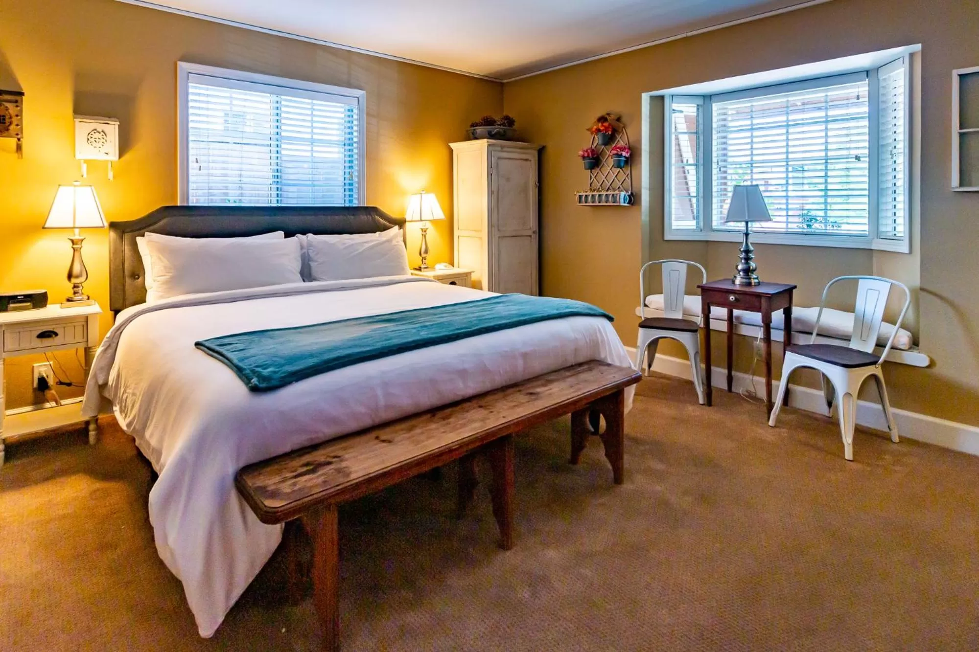 Bed in J Patrick Inn