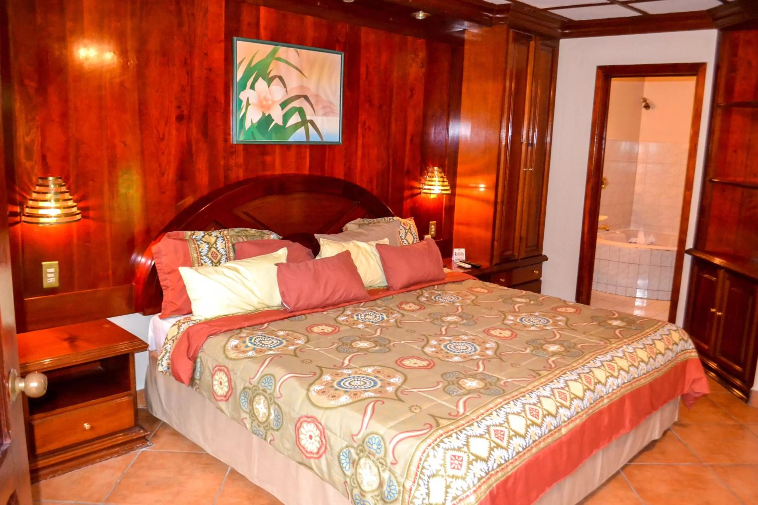 Bed in El Tucano Resort & Thermal Spa