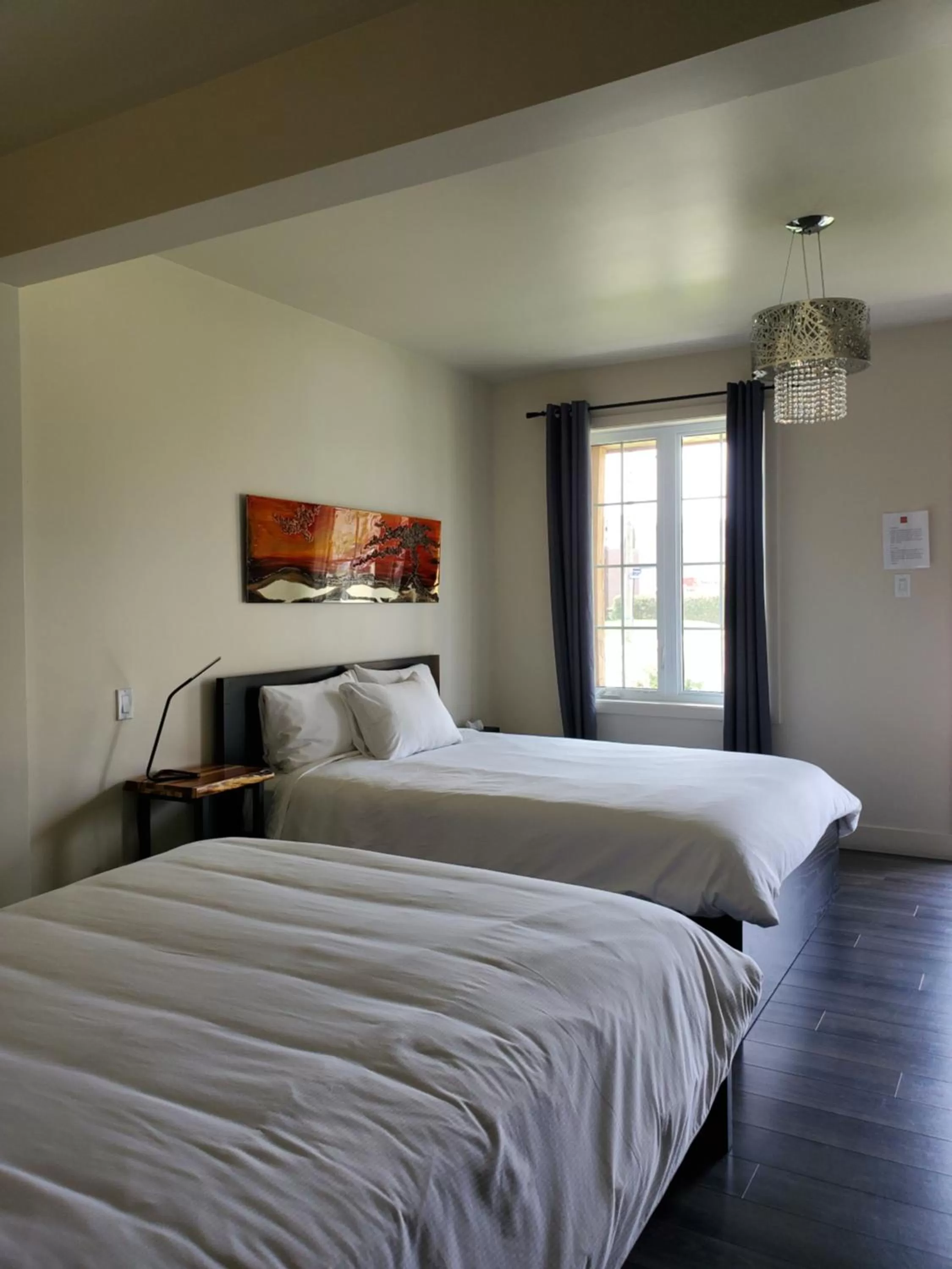 Bed in Orange Bistro