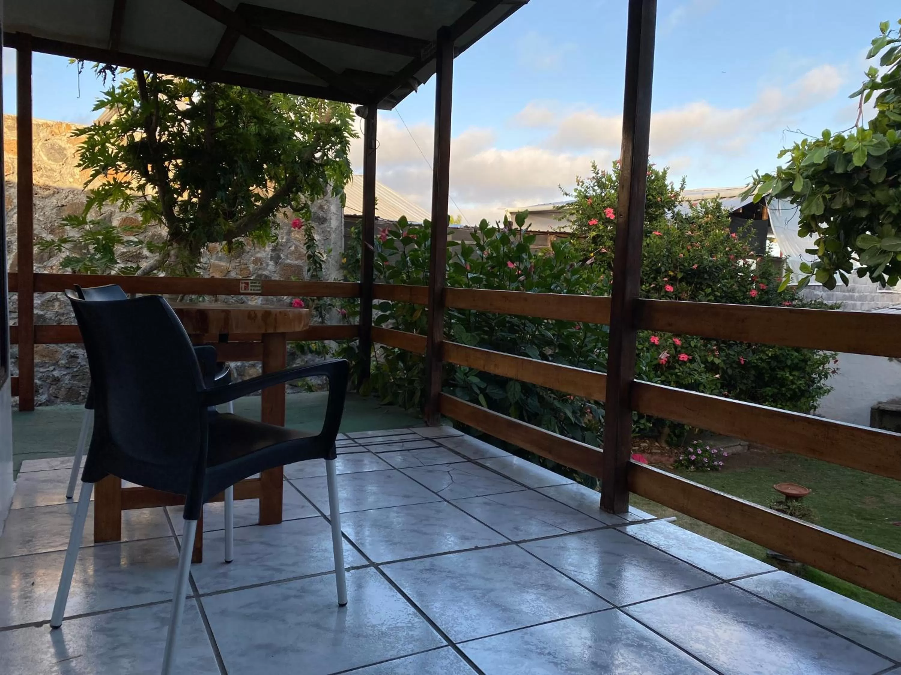 Balcony/Terrace in La Peregrina Galapagos B&B