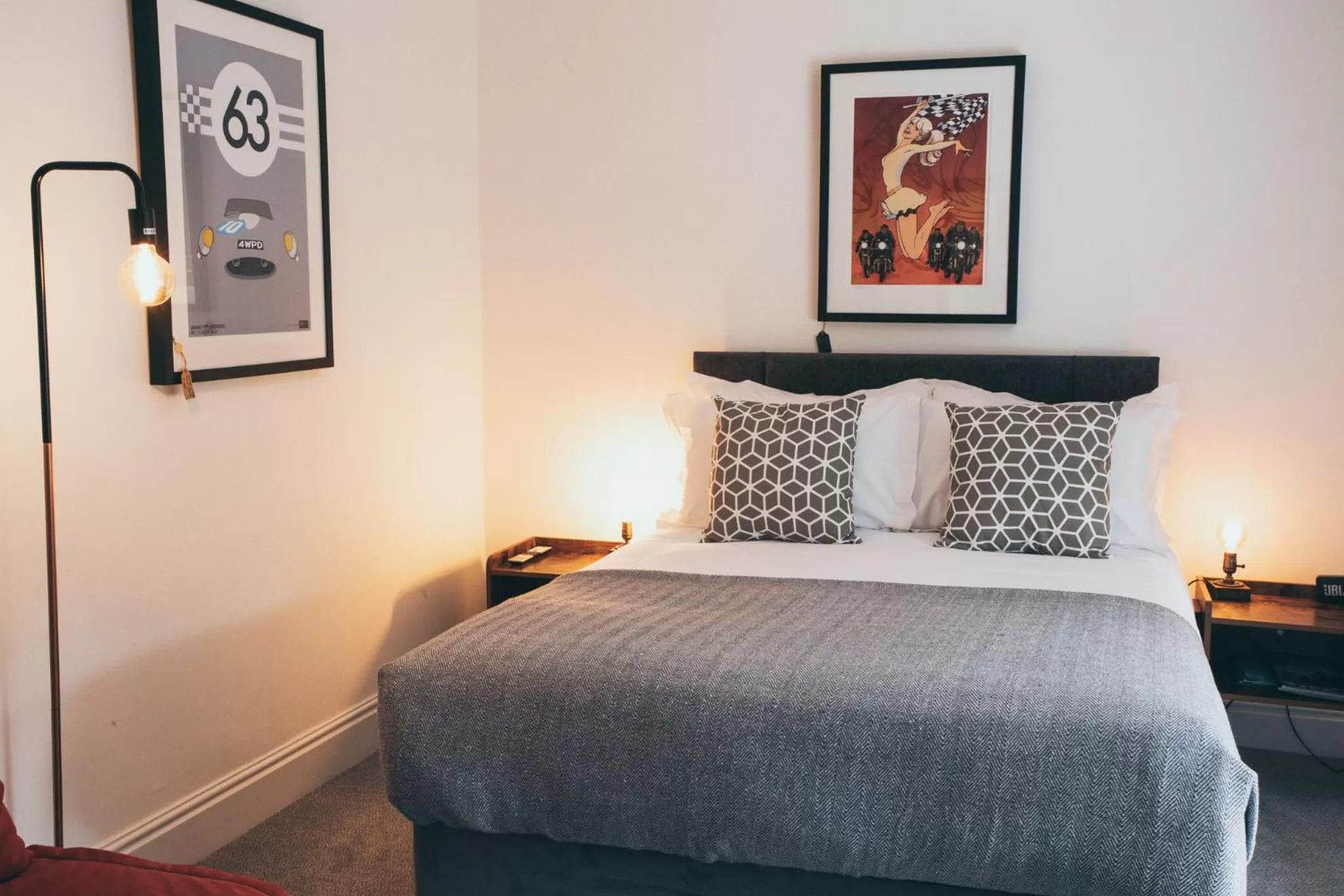 Bedroom, Bed in Caffeine&Machine