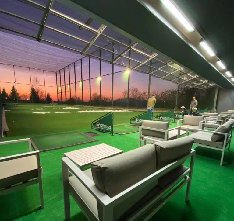 Golfcourse in Bes Hotel Bergamo Ovest