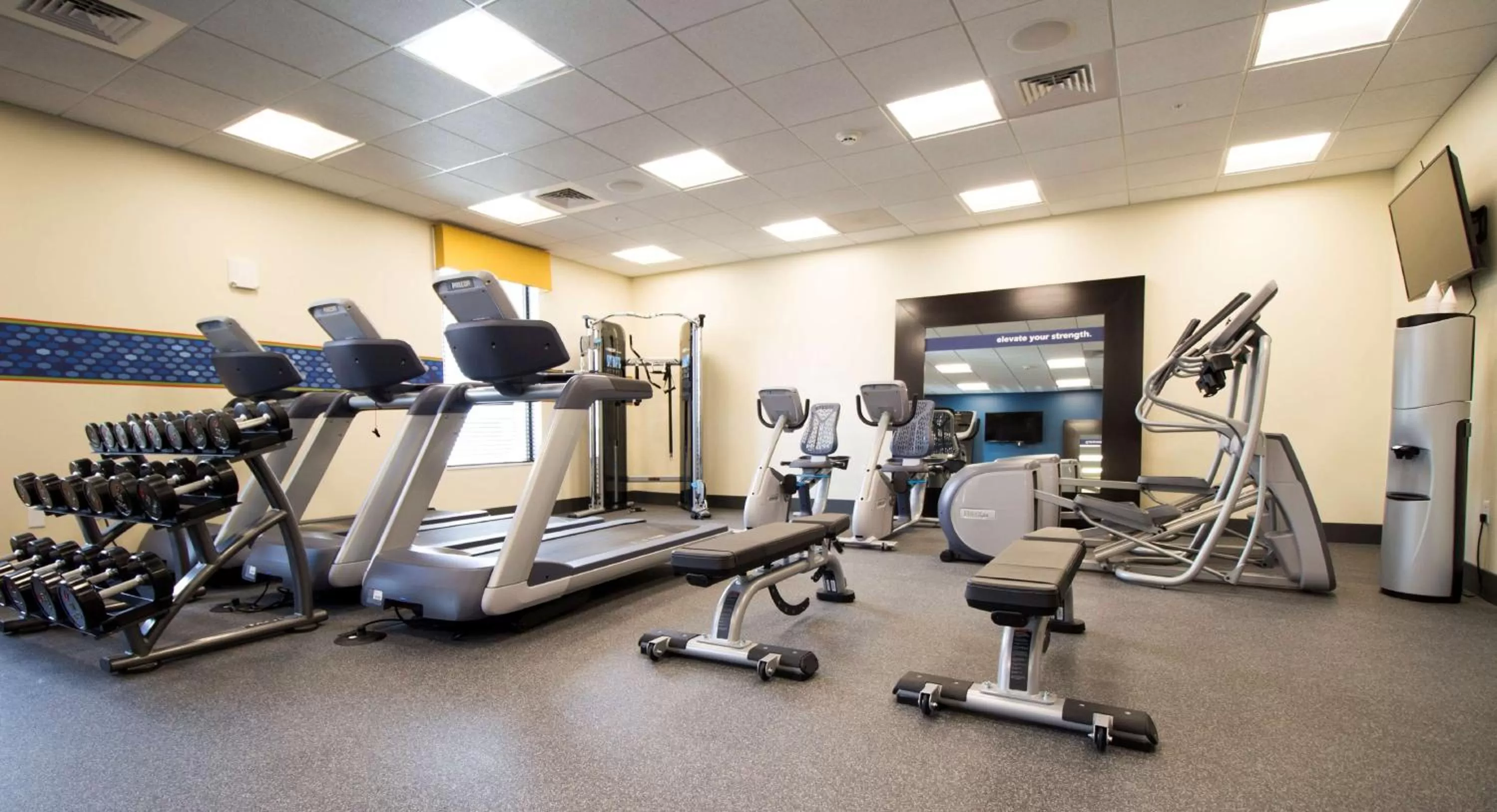 Fitness centre/facilities in Hampton Inn Decatur, Mt. Zion, IL