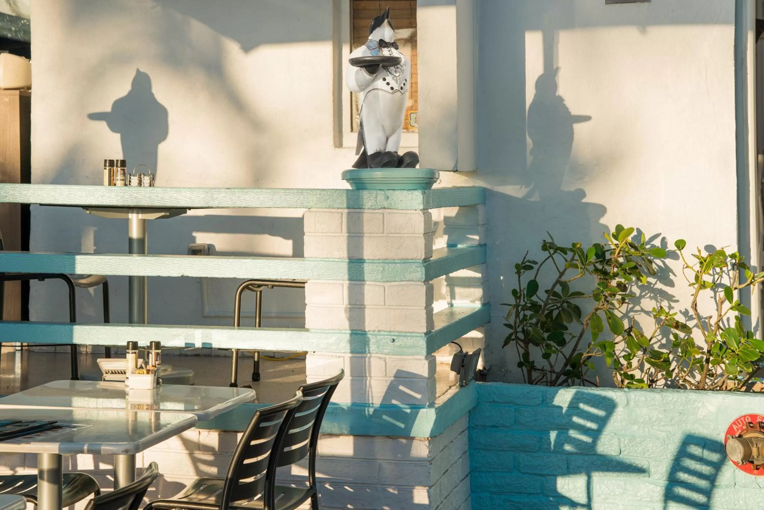 Decorative detail in Penguin Hotel