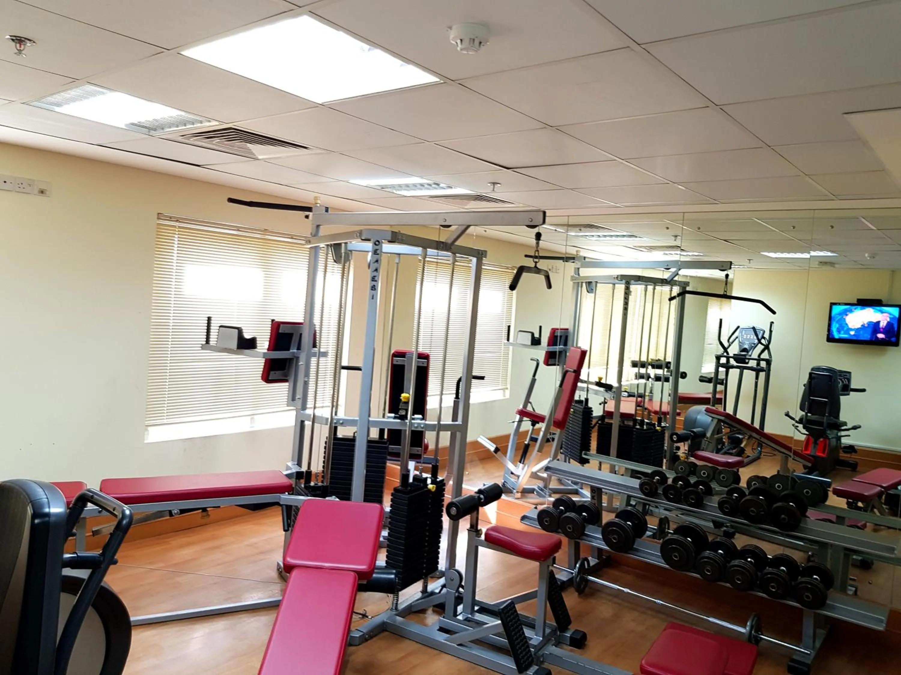Fitness centre/facilities in Tulip Hotel Apartments