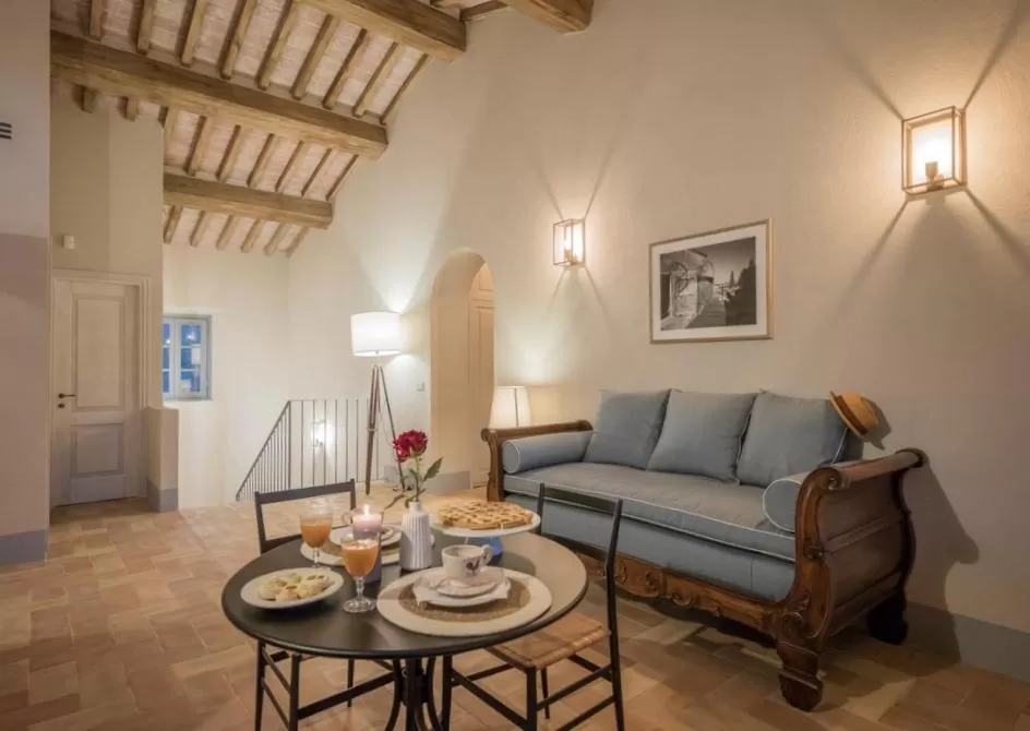 Living room in Podere Gonzaga