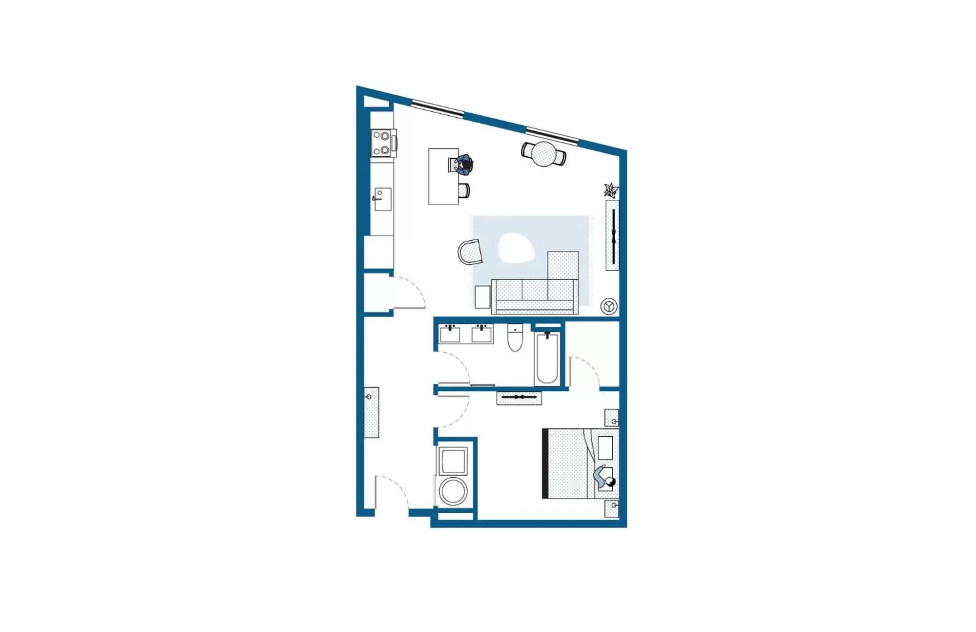 Floor plan in ROOST Cleveland