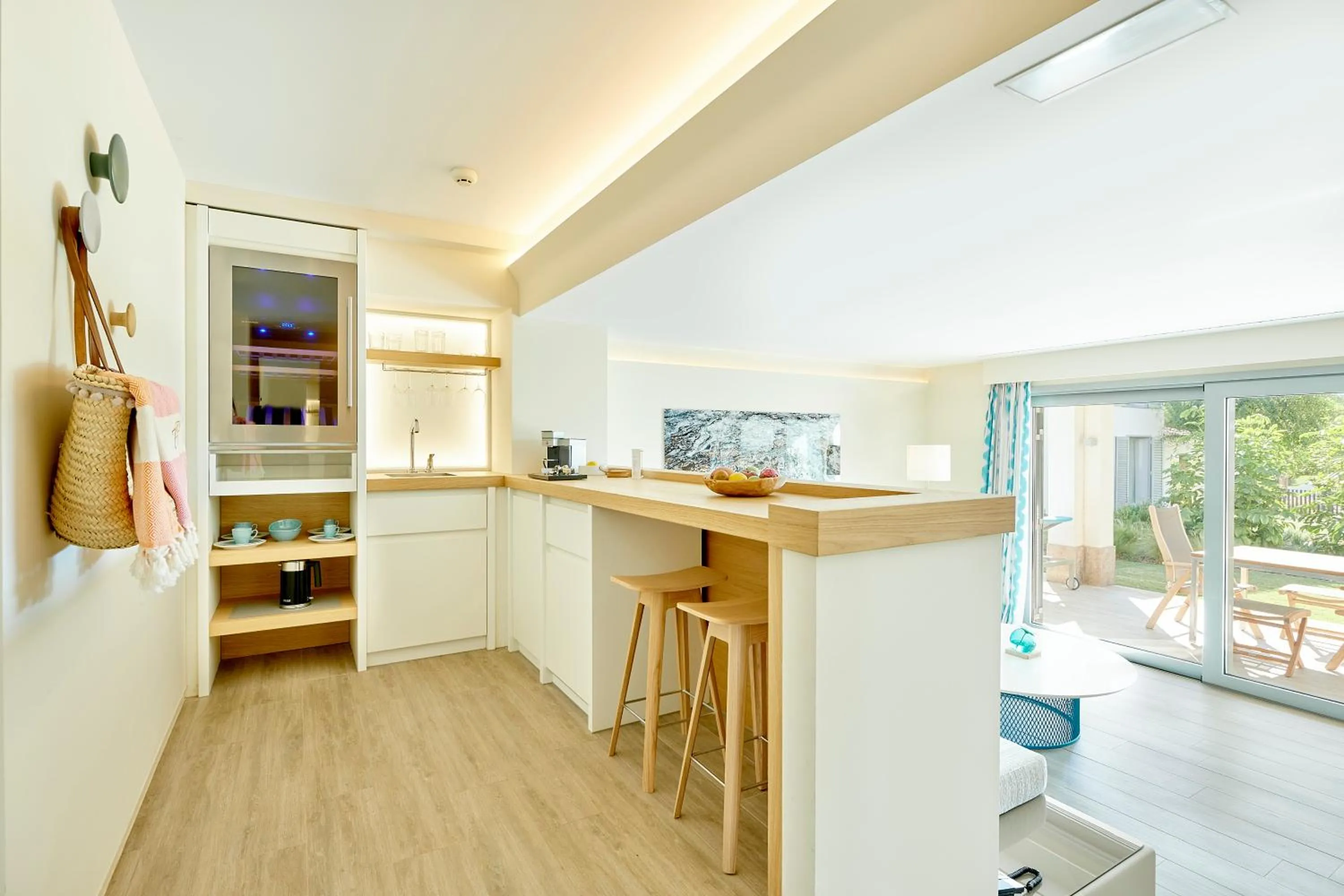 Living room in 7Pines Resort Ibiza, part of Destination by Hyatt