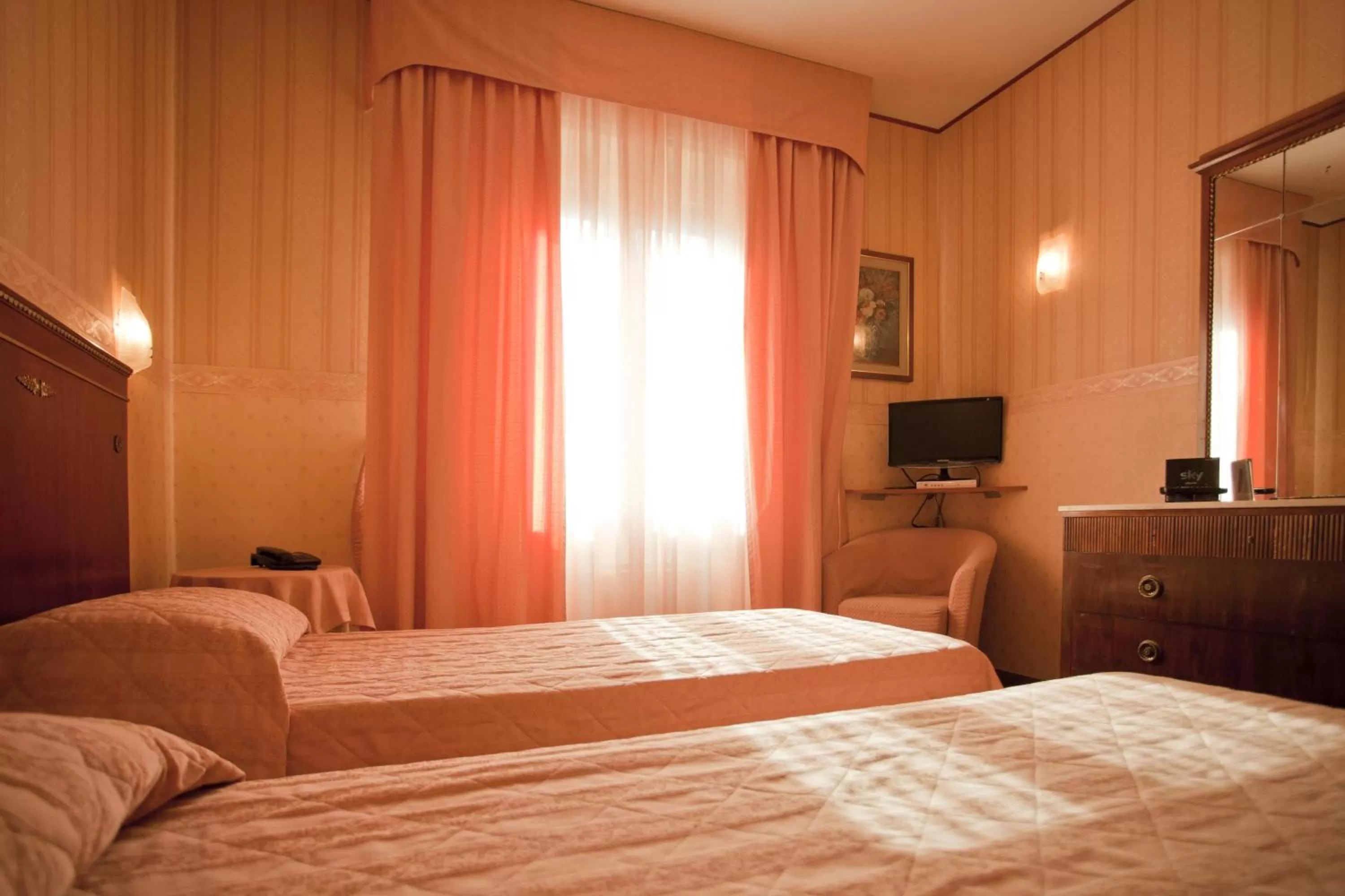 Bed in Hotel La Pace