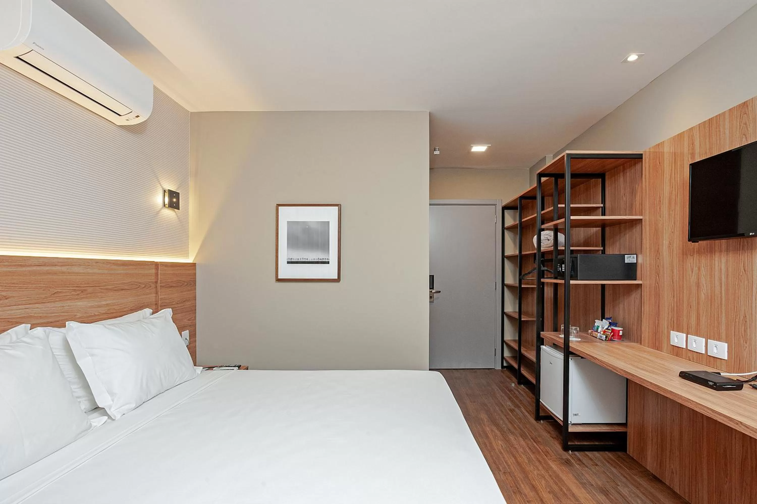 Photo of the whole room, Bed in Slaviero Curitiba Aeroporto