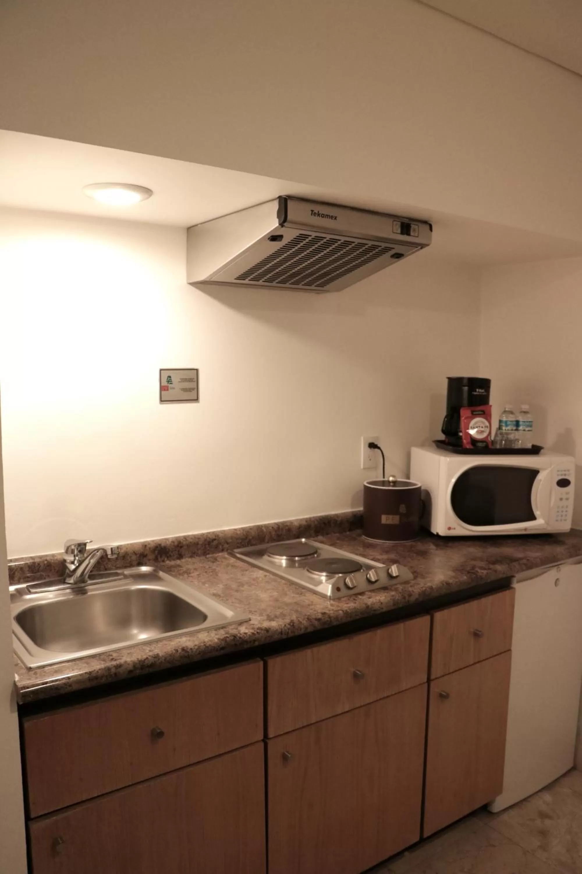 Kitchen or kitchenette in Hotel & Suites PF