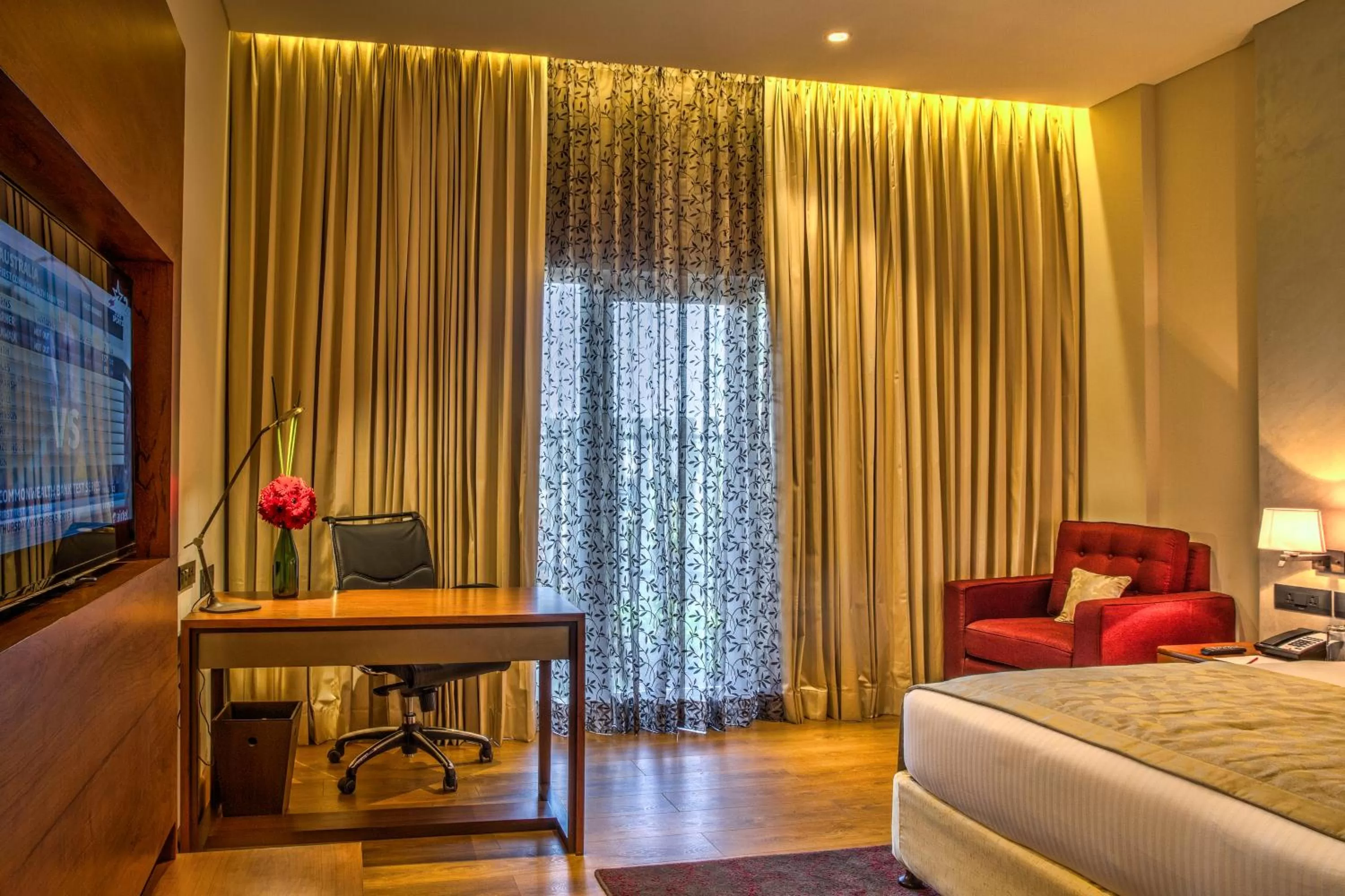 Decorative detail, Bed in Gateway Nashik