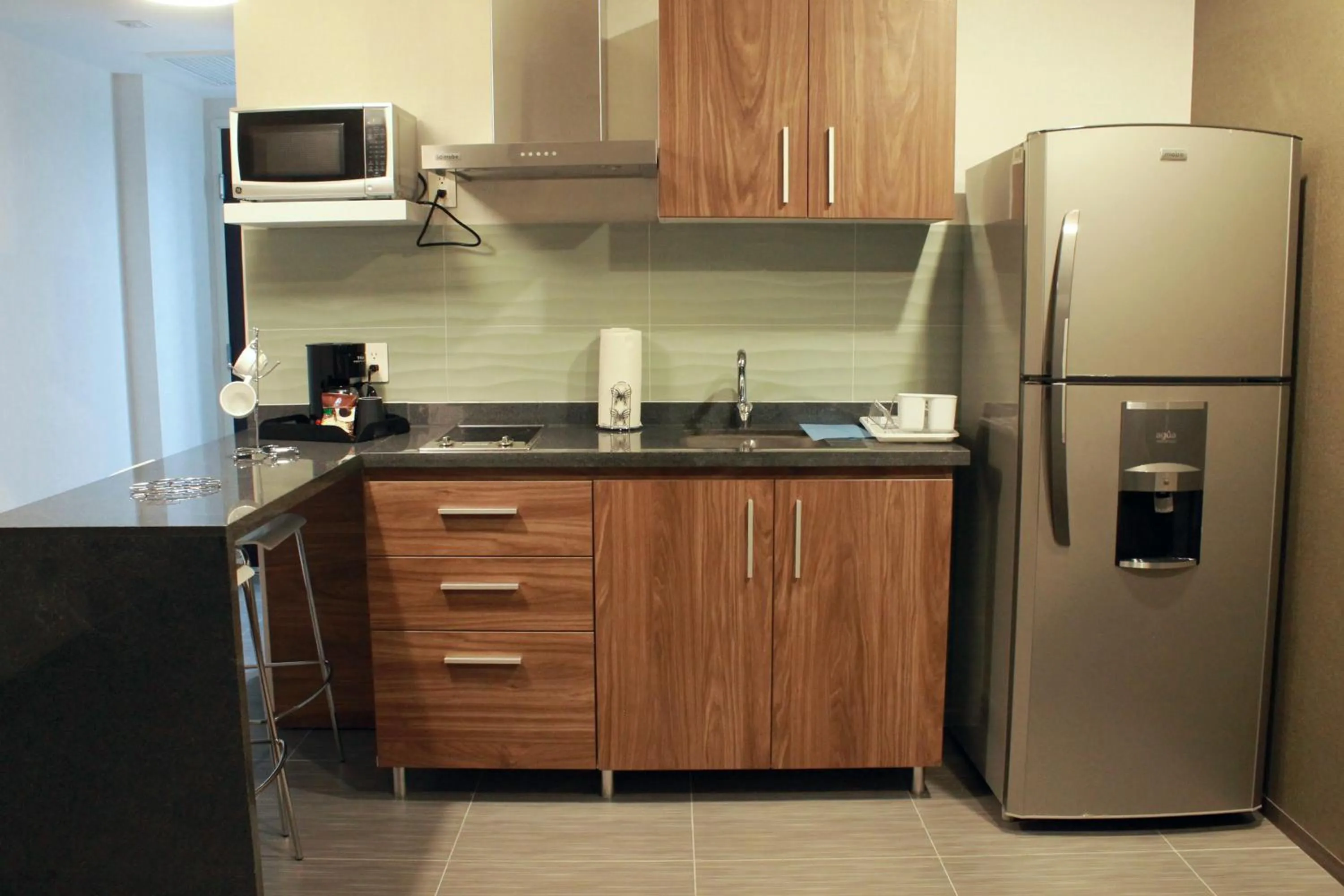 Kitchen or kitchenette in Casa Inn Business Irapuato