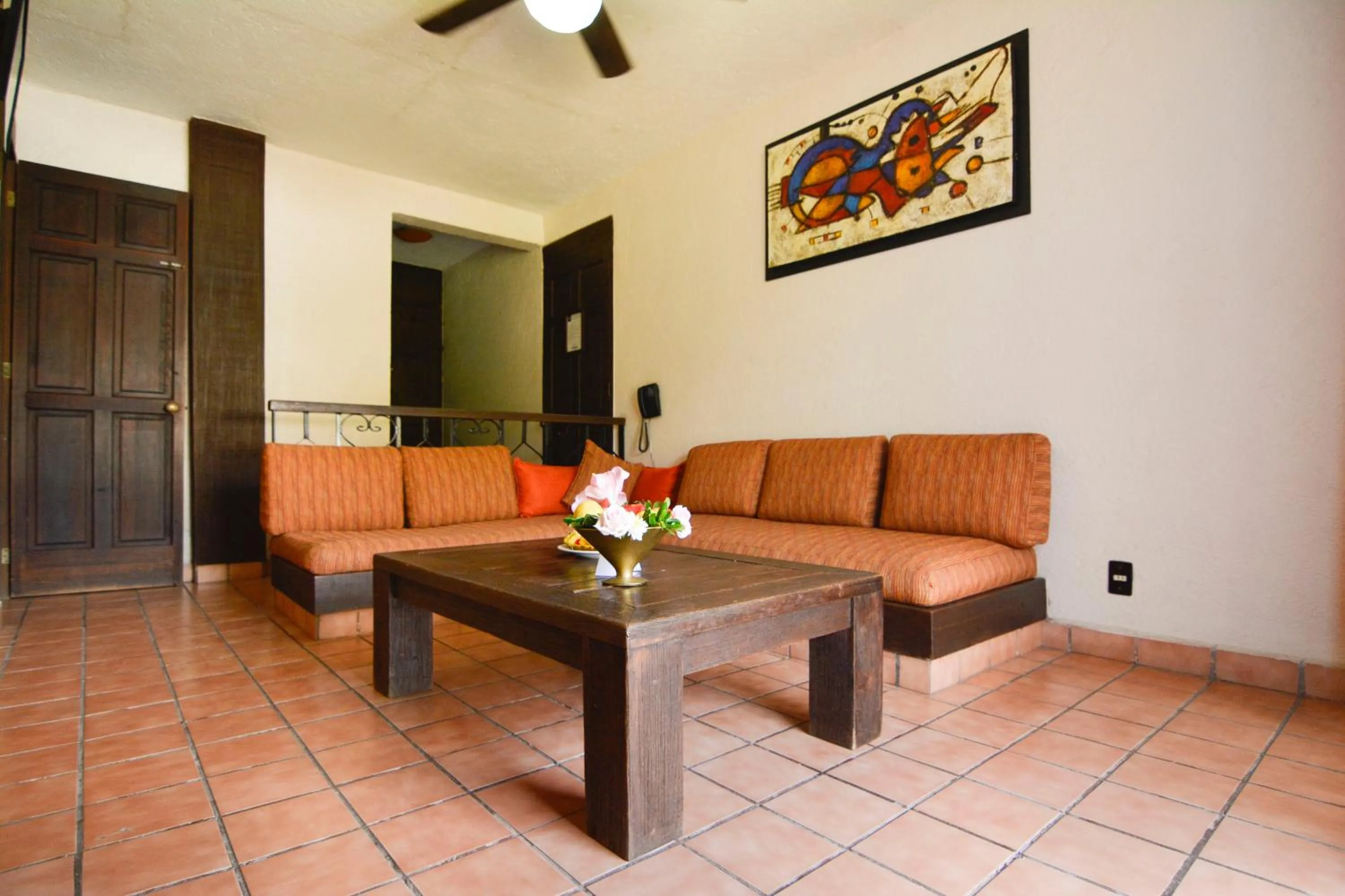 Living room in Hotel Coral Cuernavaca