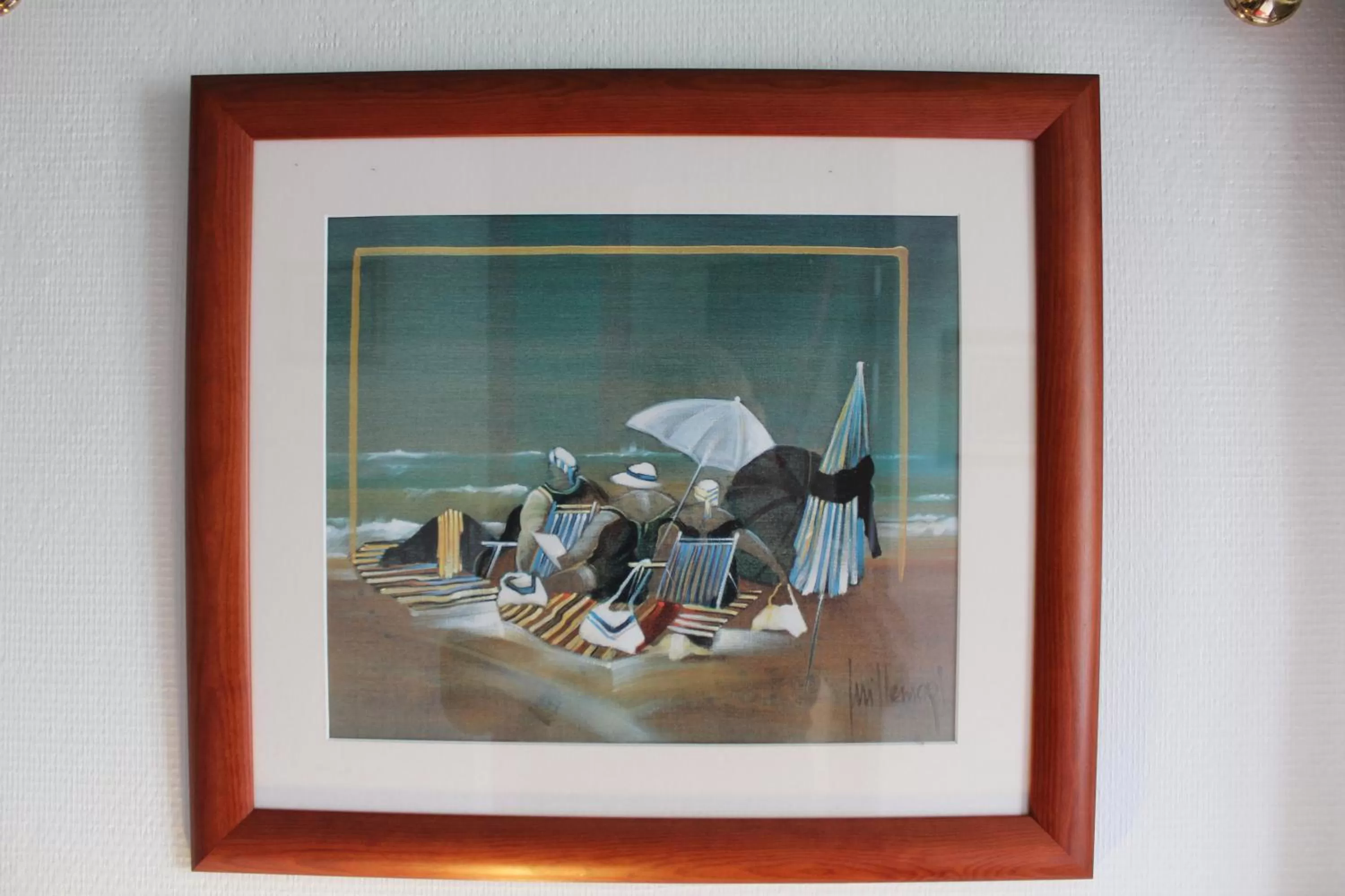 Decorative detail in La Demeure aux Hortensias