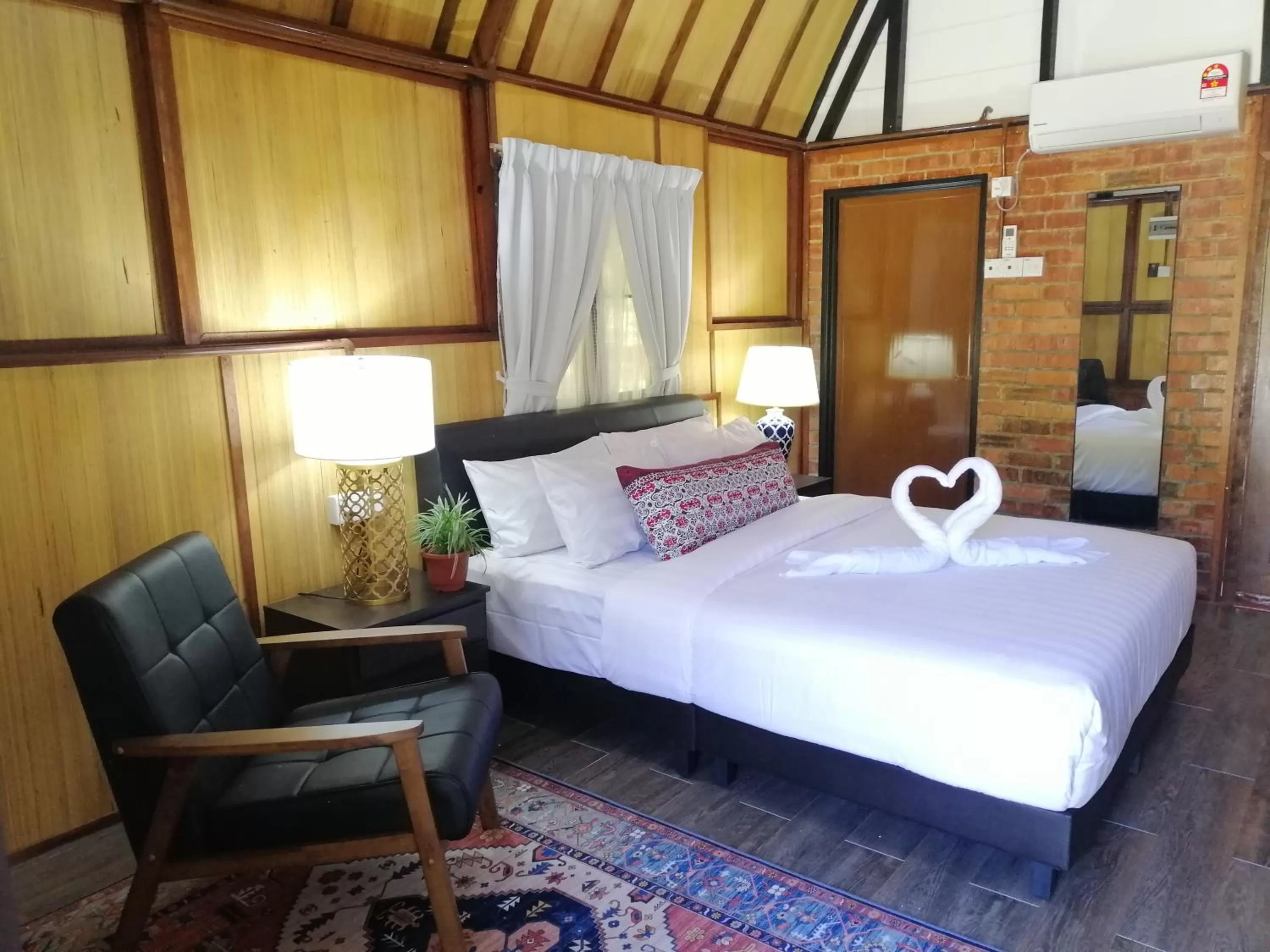 Bed in Api-api Eco Chalet