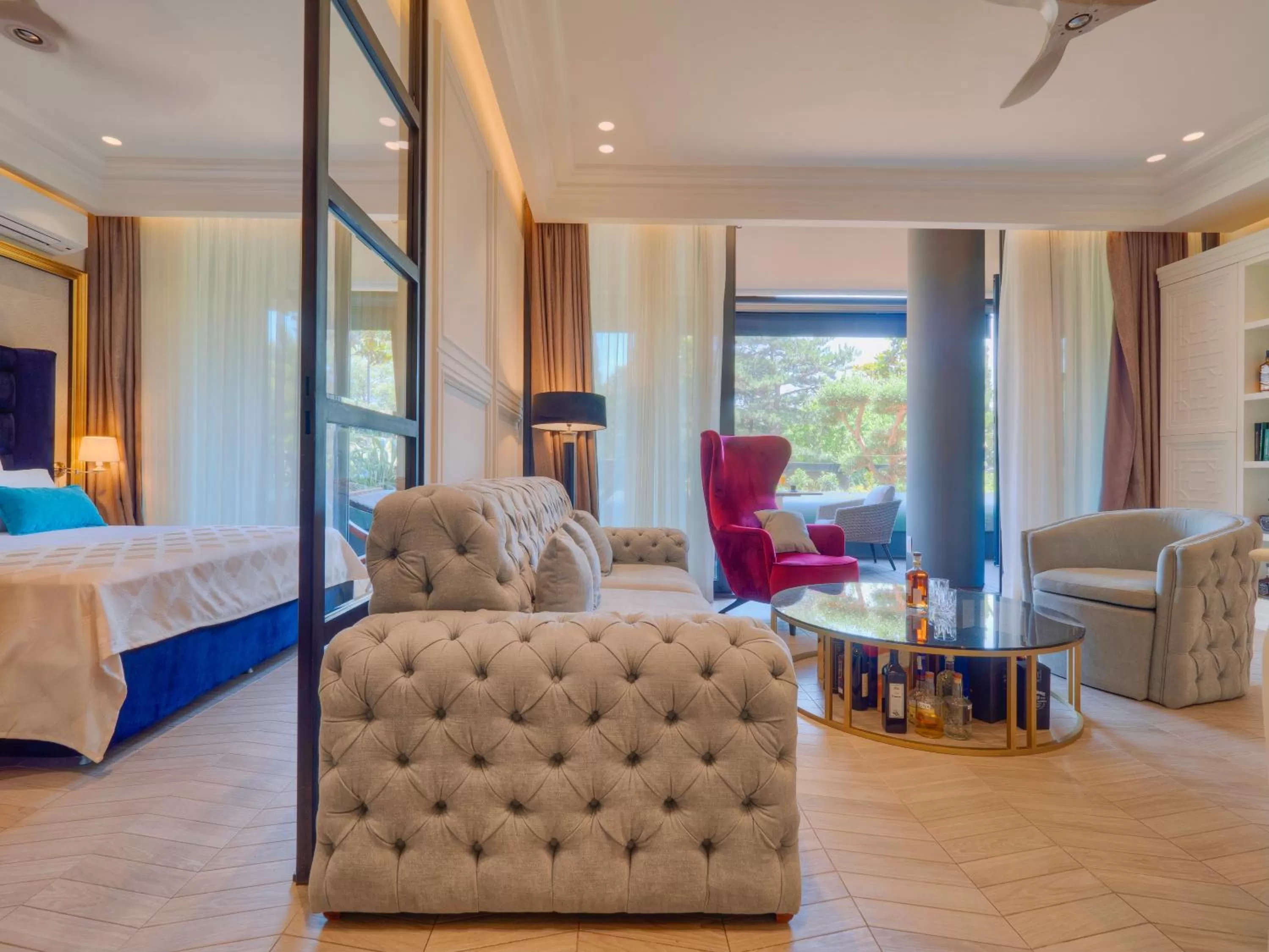 Living room in Apartments PERLA Budva