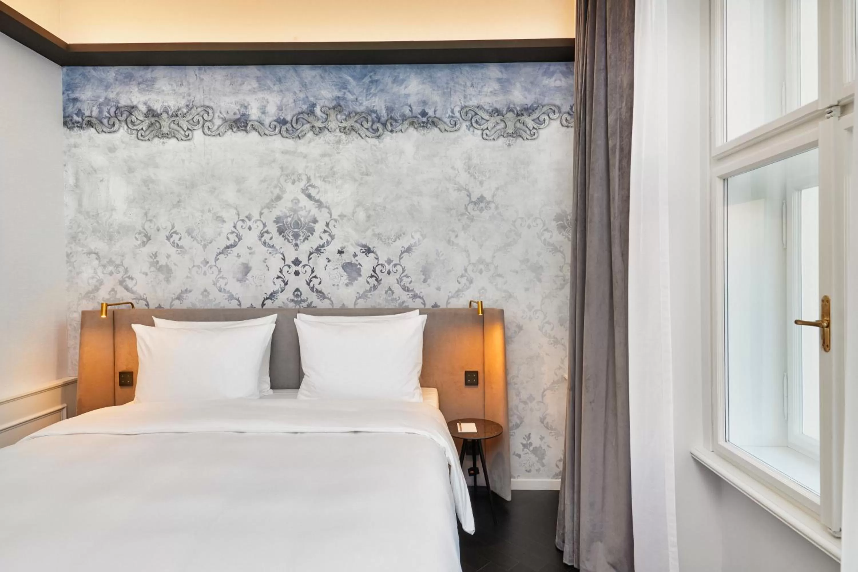 Bed in HYPERION Hotel Salzburg