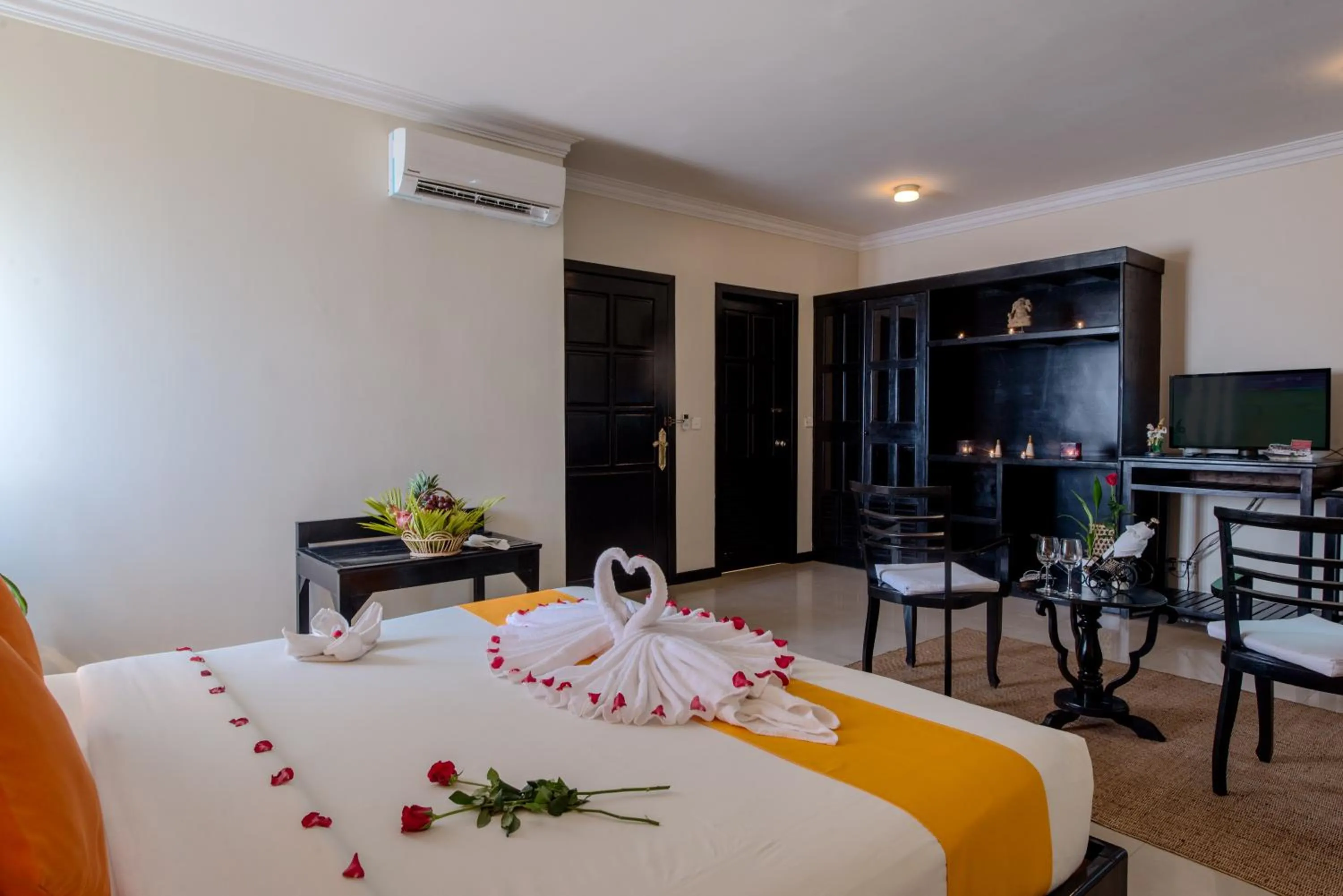Photo of the whole room, Bed in Angkor Panoramic Boutique Hotel