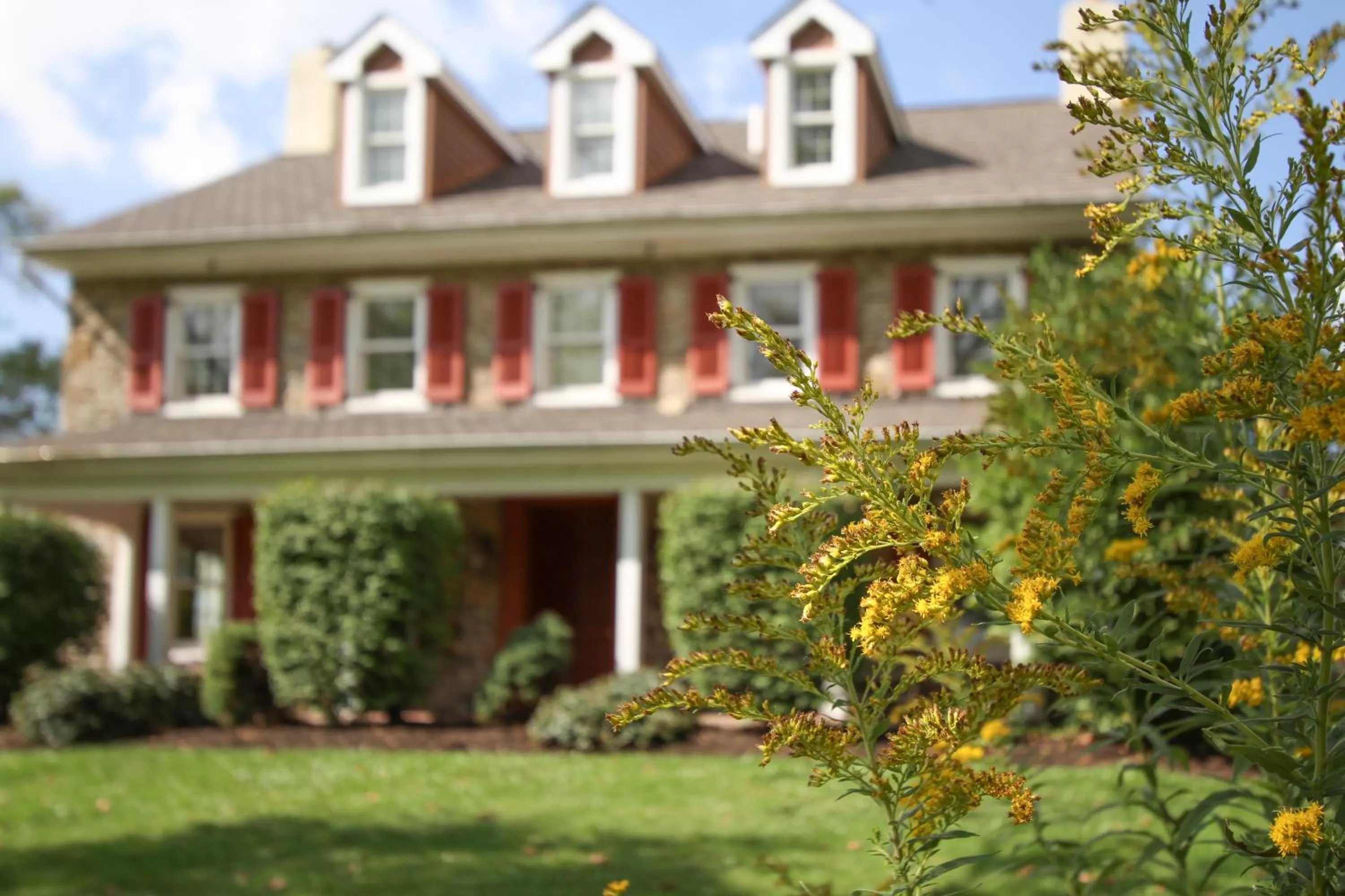 Patio in Joseph Ambler Inn