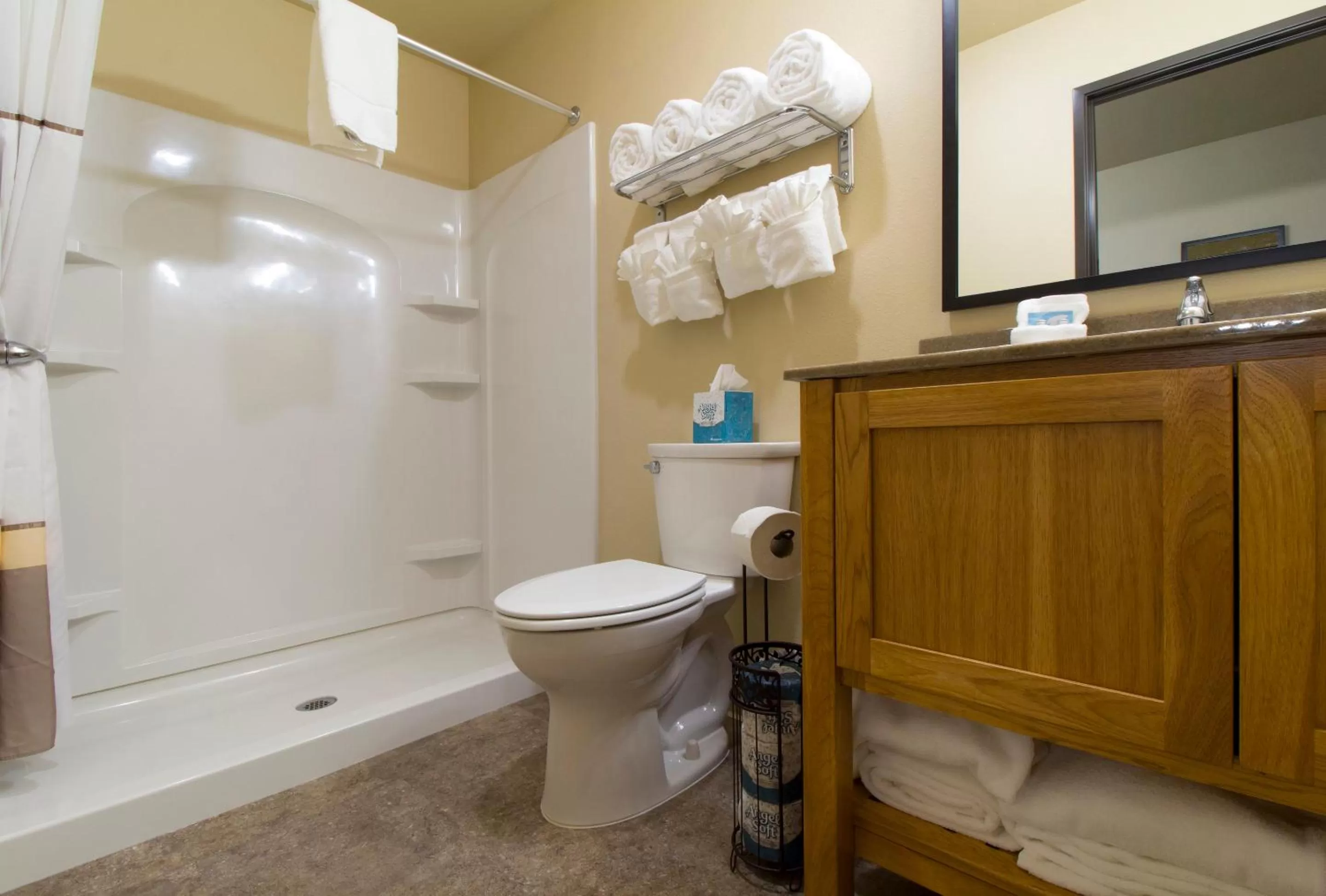 Shower, Bathroom in Newcastle Lodge & Convention Center