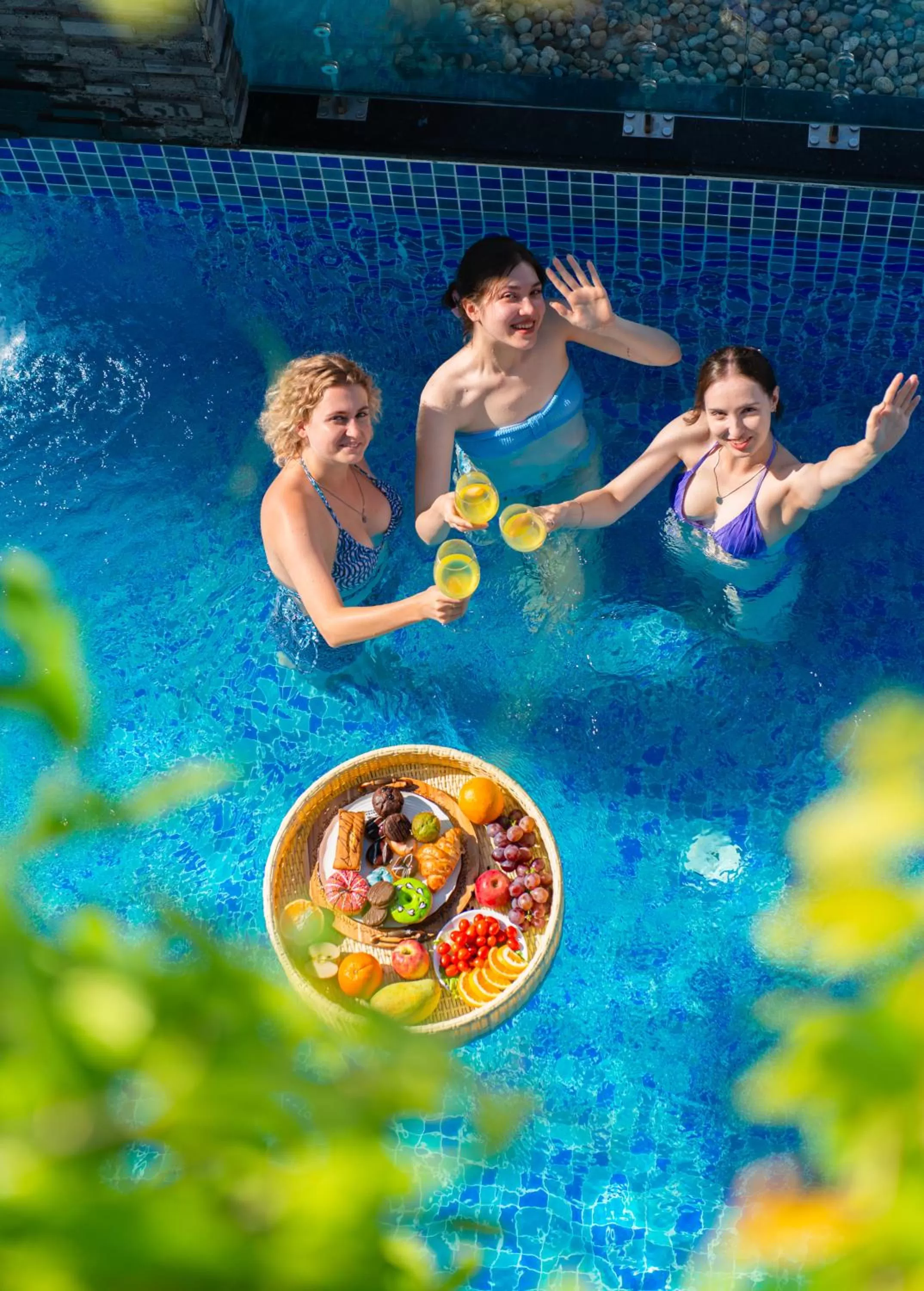 Swimming pool in Aaron Boutique Hotel