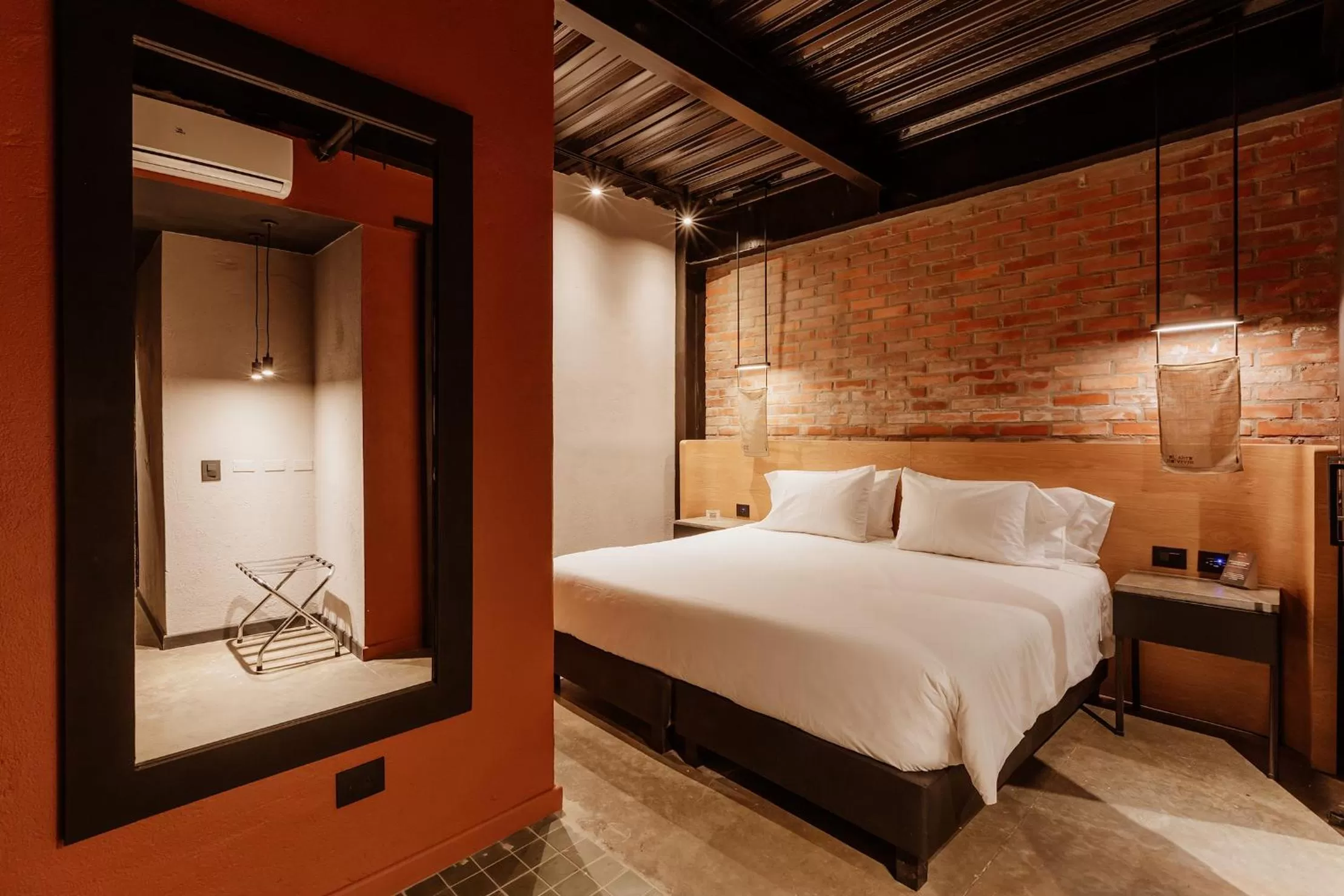Bed in The Art Hotel Medellin