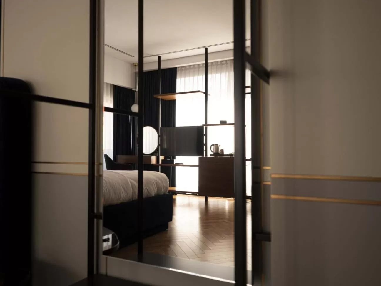 Bed in Moncafe Boutique Hotel & SPA Tirana