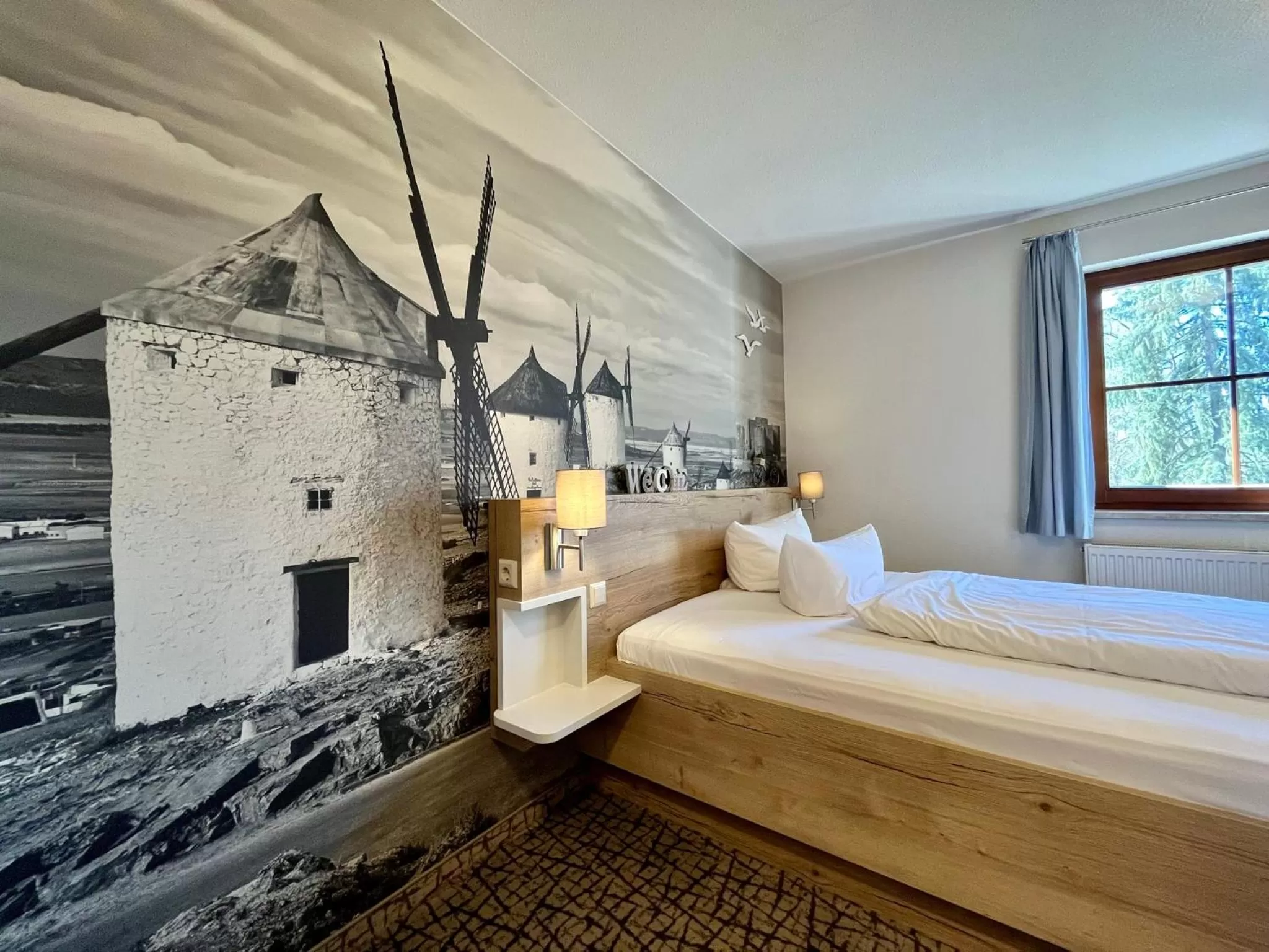 Photo of the whole room, Bed in Hotel in der Mühle