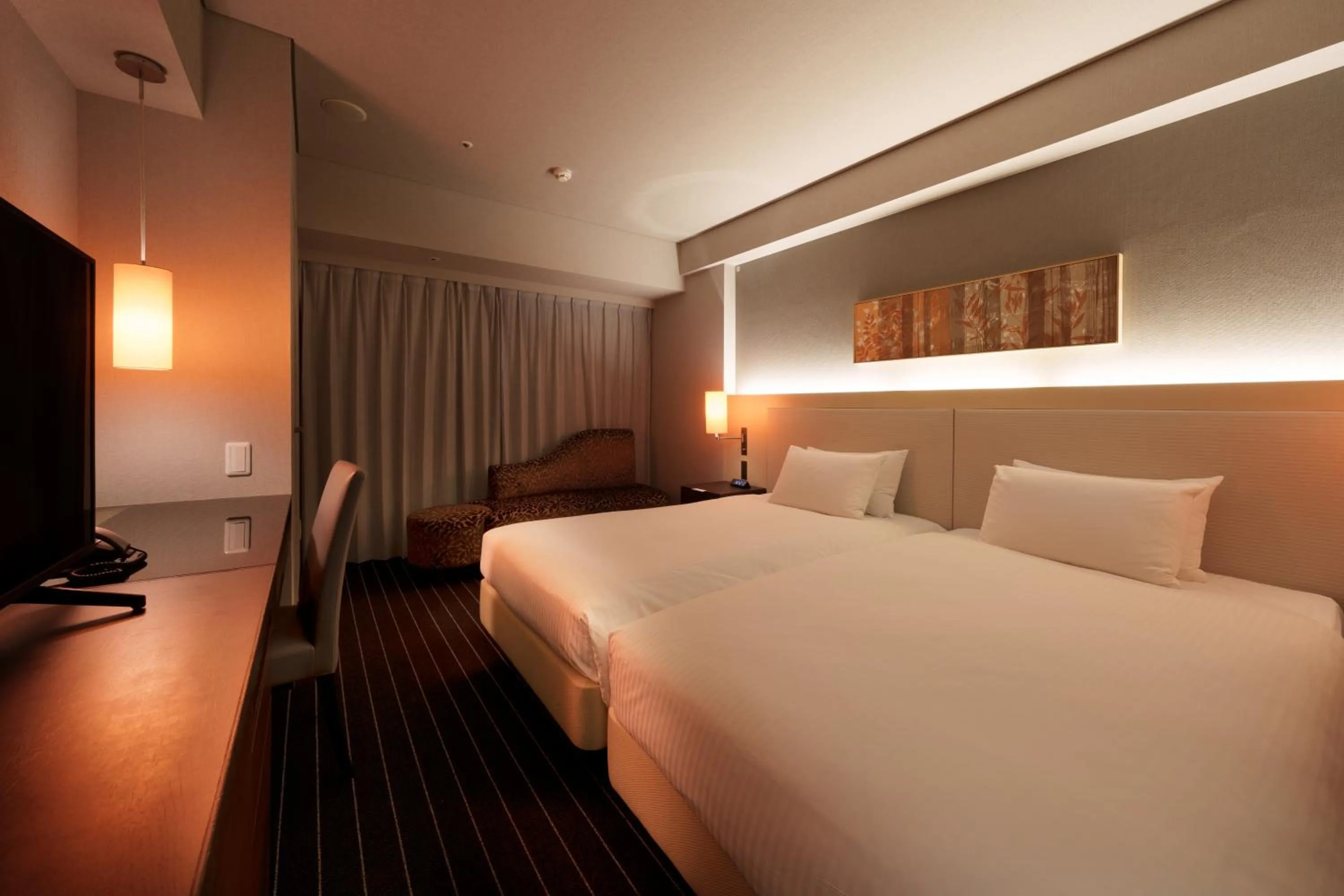 Bed in Hotel Forza Oita