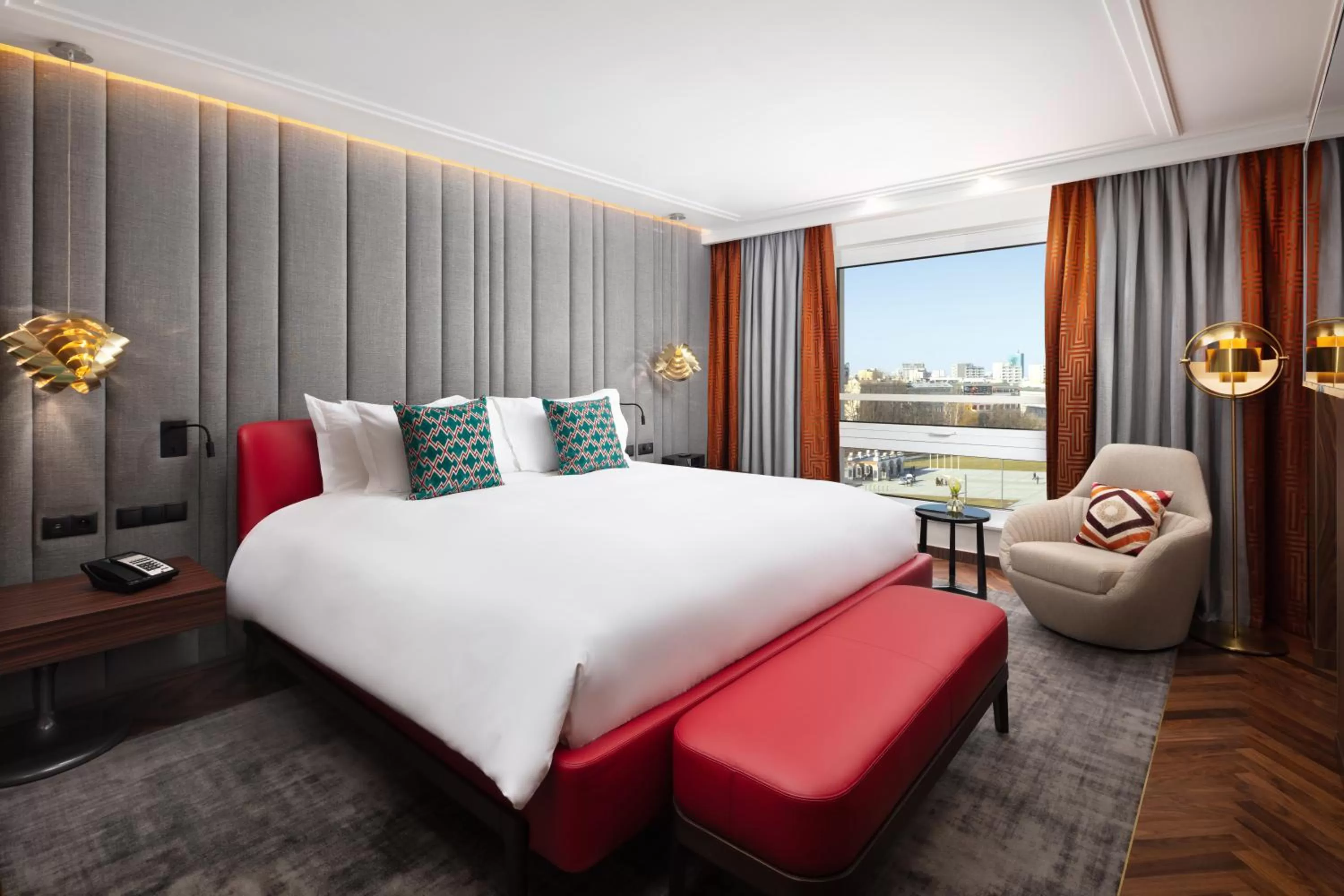 City view, Bed in Sofitel Warsaw Victoria