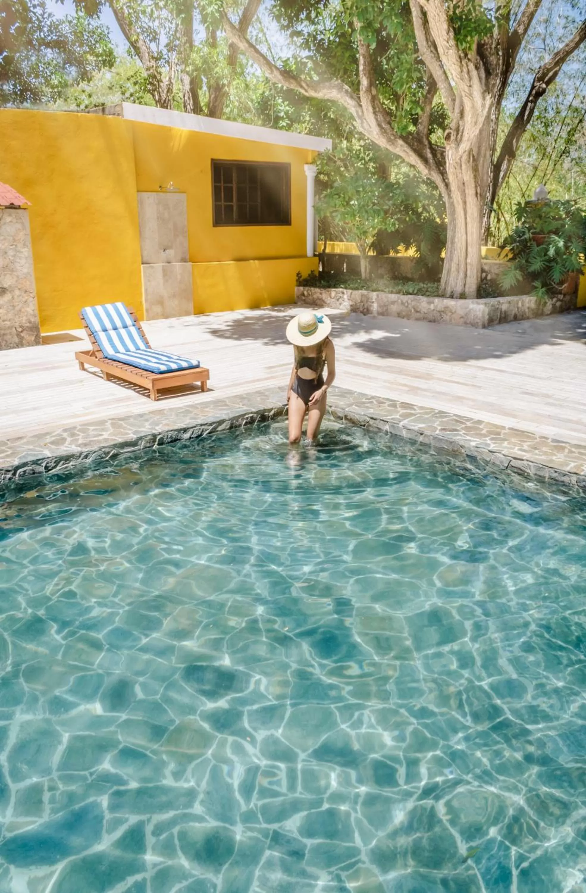 Swimming pool in Hacienda San Miguel Yucatan