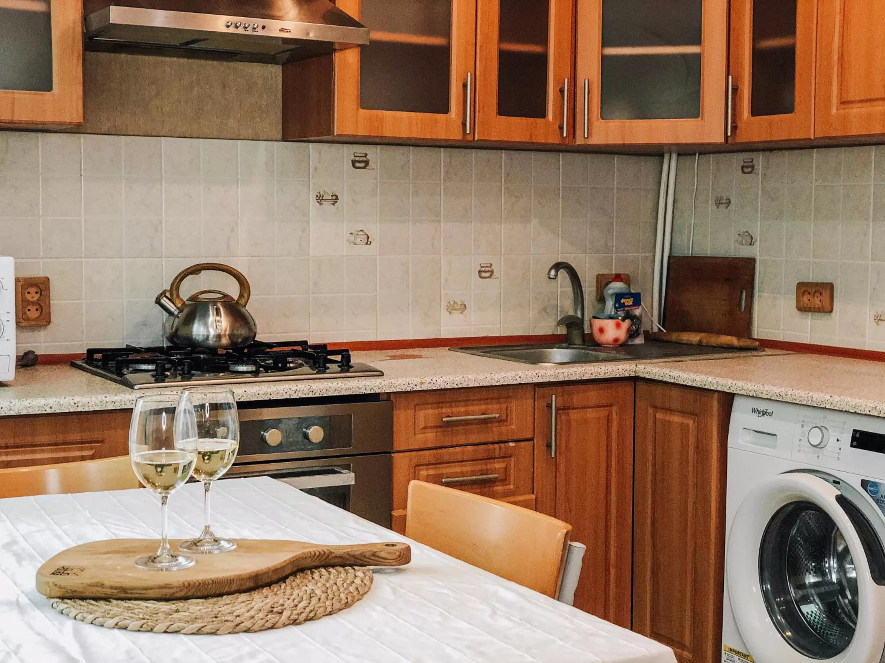 Kitchen or kitchenette, Kitchen/Kitchenette in Zolotoy Bereg Hotel