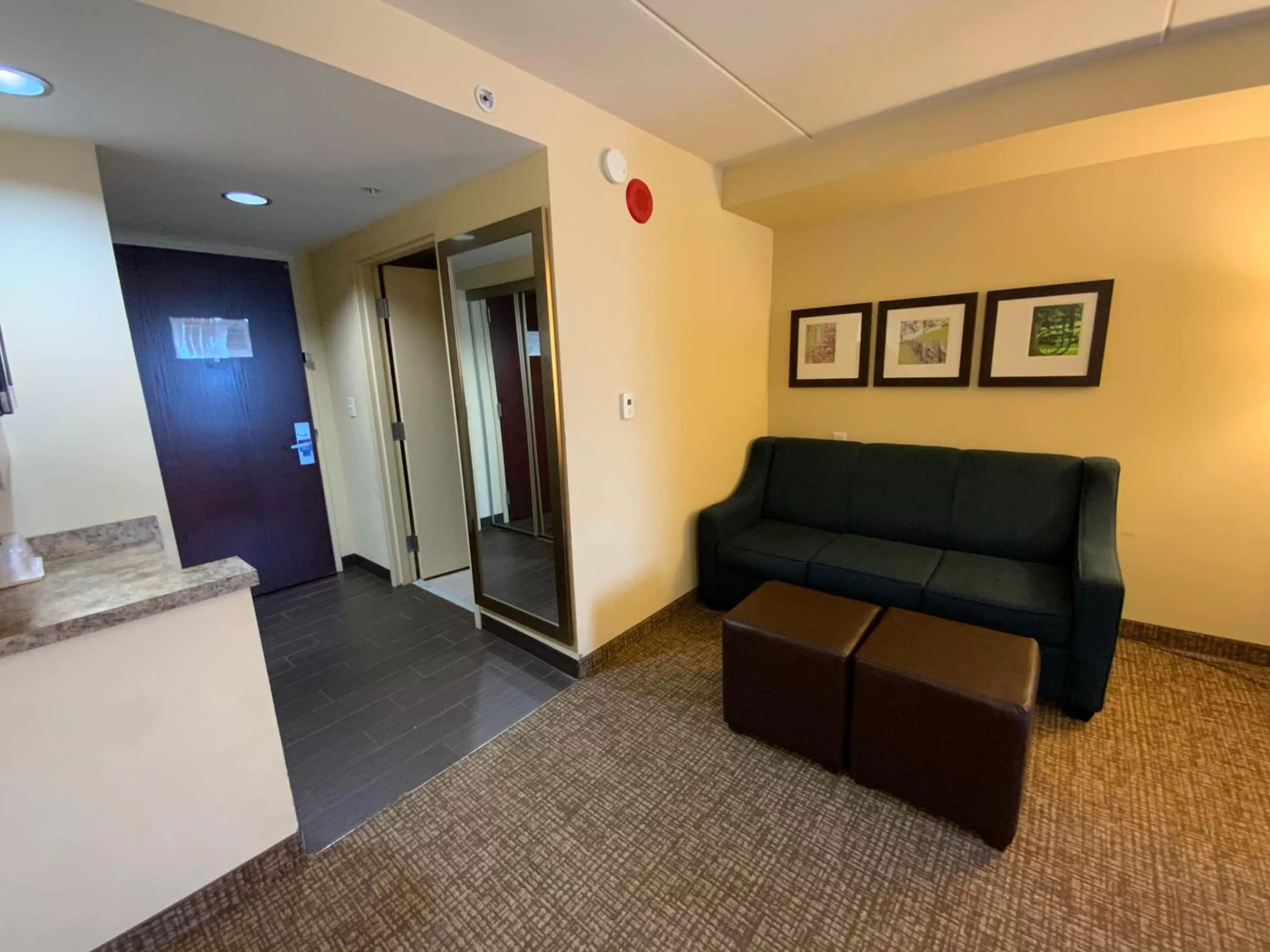 Seating area in Comfort Suites Fredericksburg North