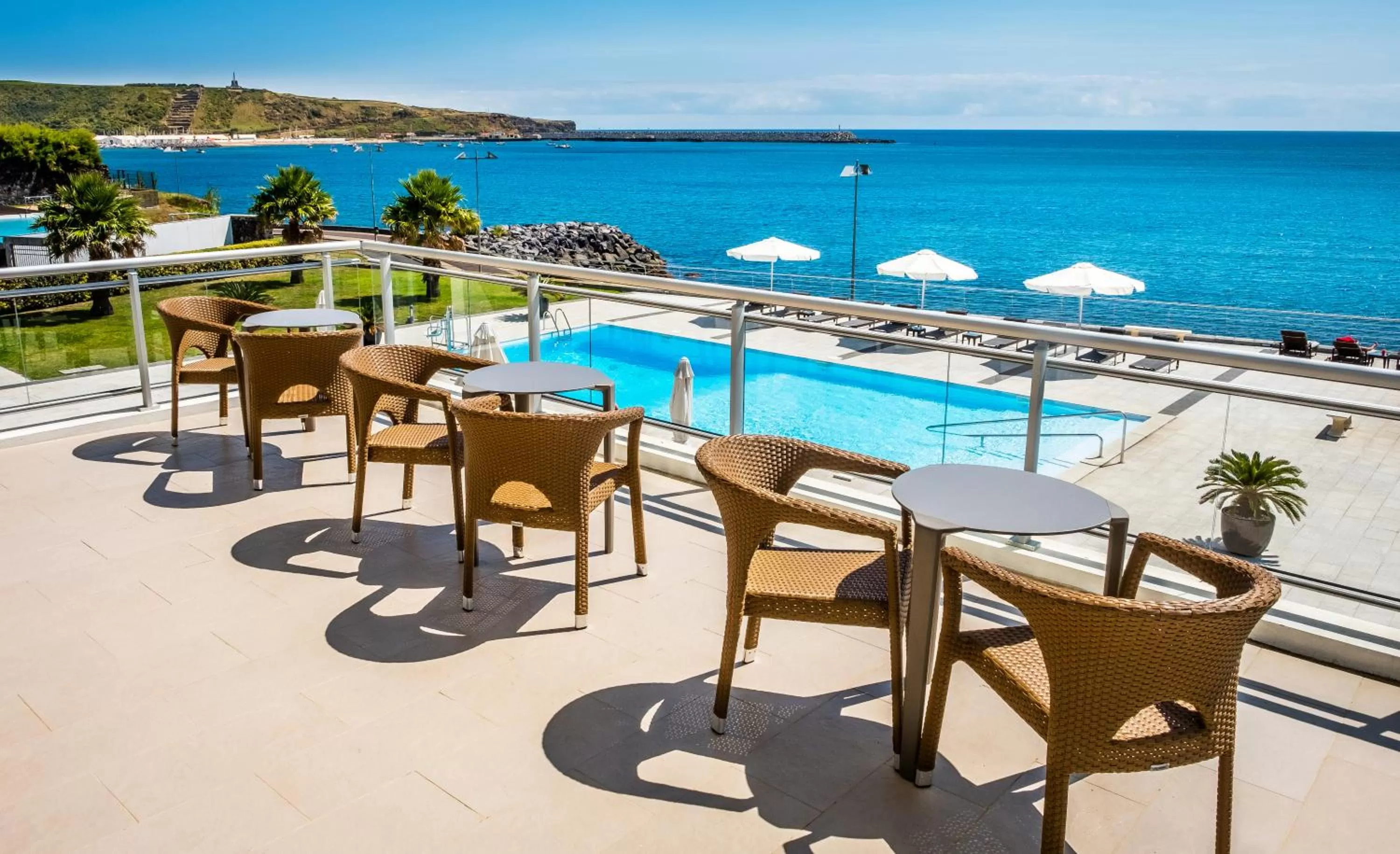 Street view in Atlantida Mar Hotel