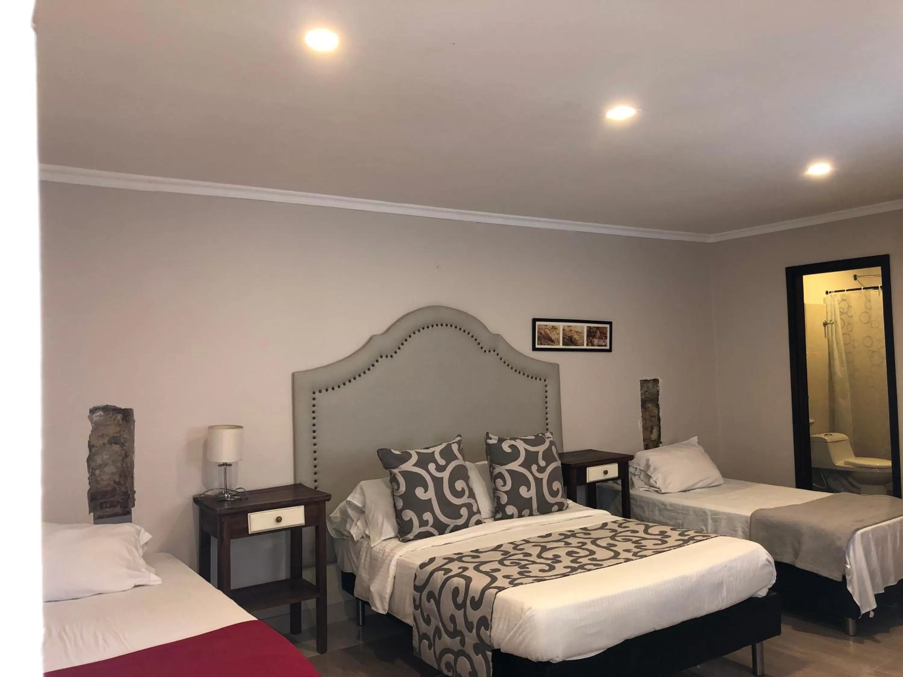 Bed in Hotel Galeria la Trinidad