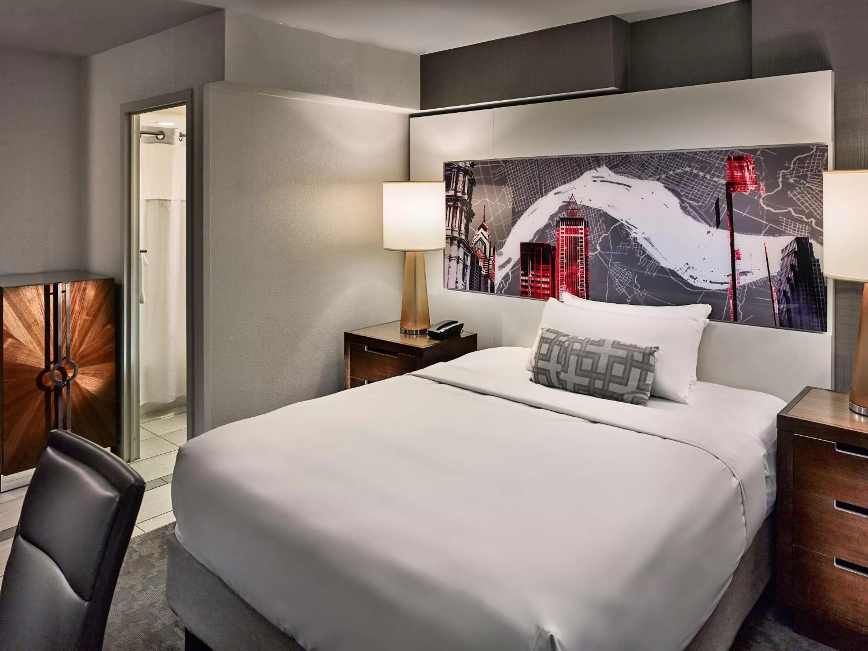 Bedroom, Bed in Sonesta Philadelphia Rittenhouse Square