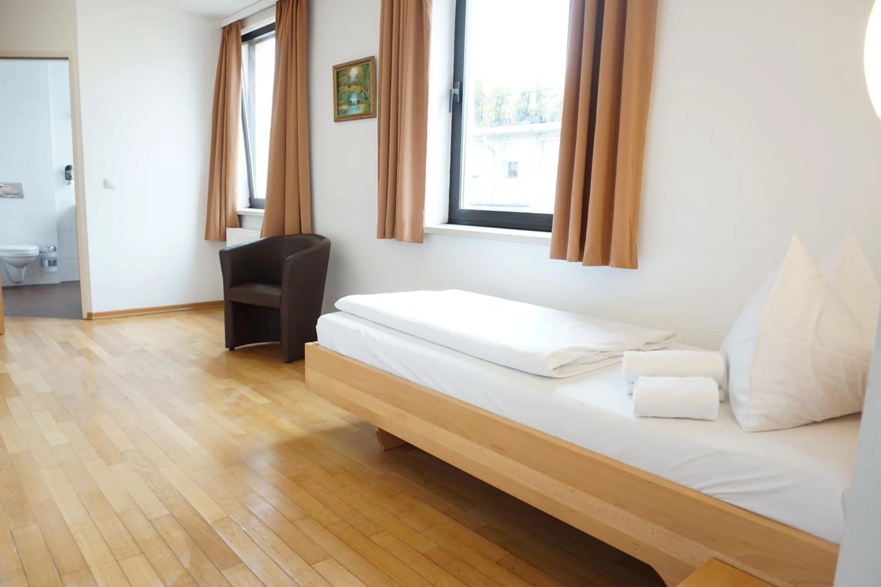 Bed in Hotel Kaffeemühle