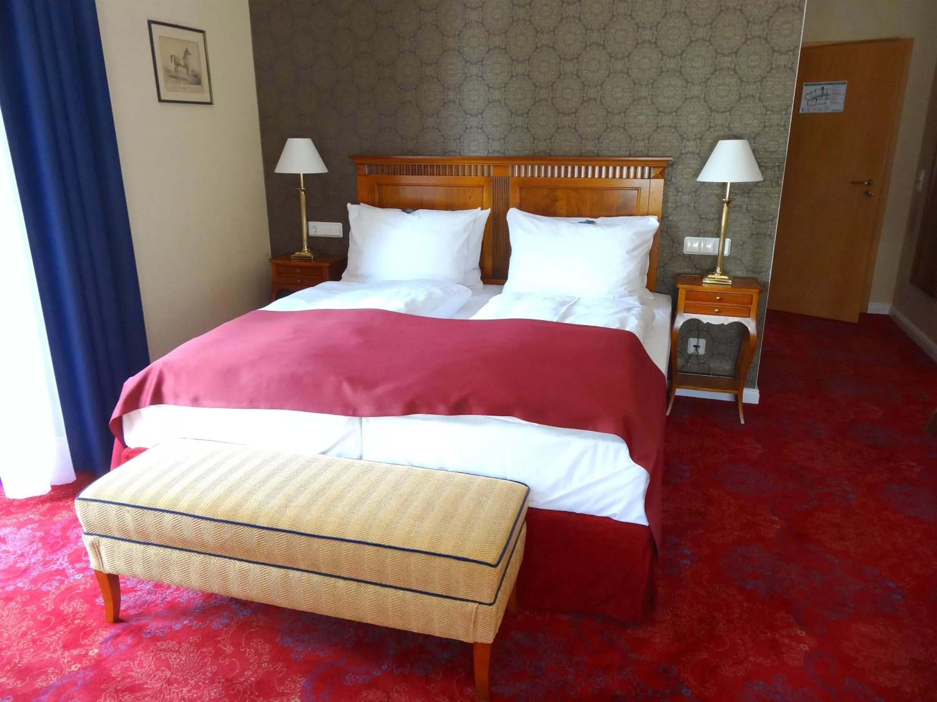 Bed in Hotel Erbprinzenpalais