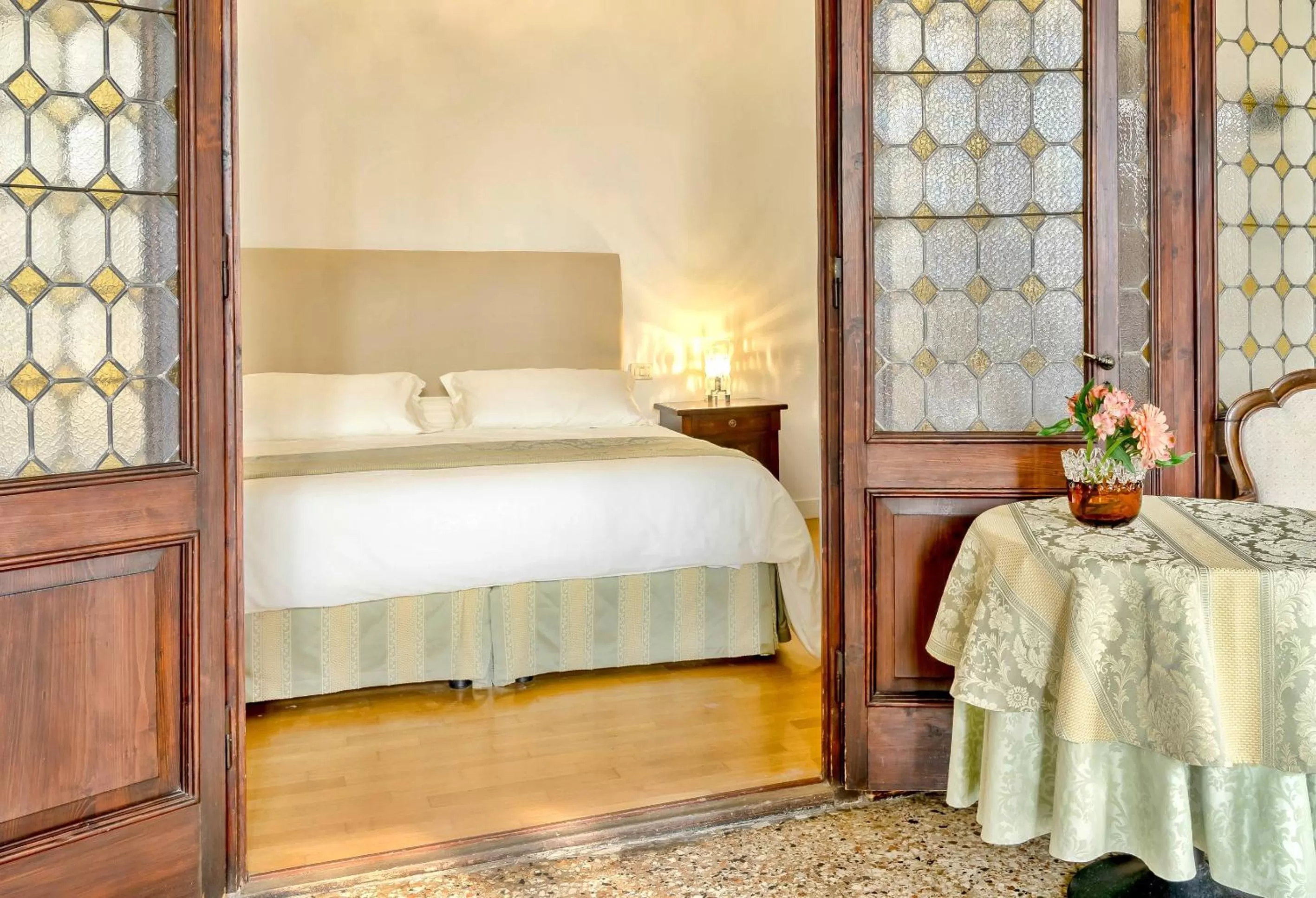Bed in Hotel Palazzo Vitturi