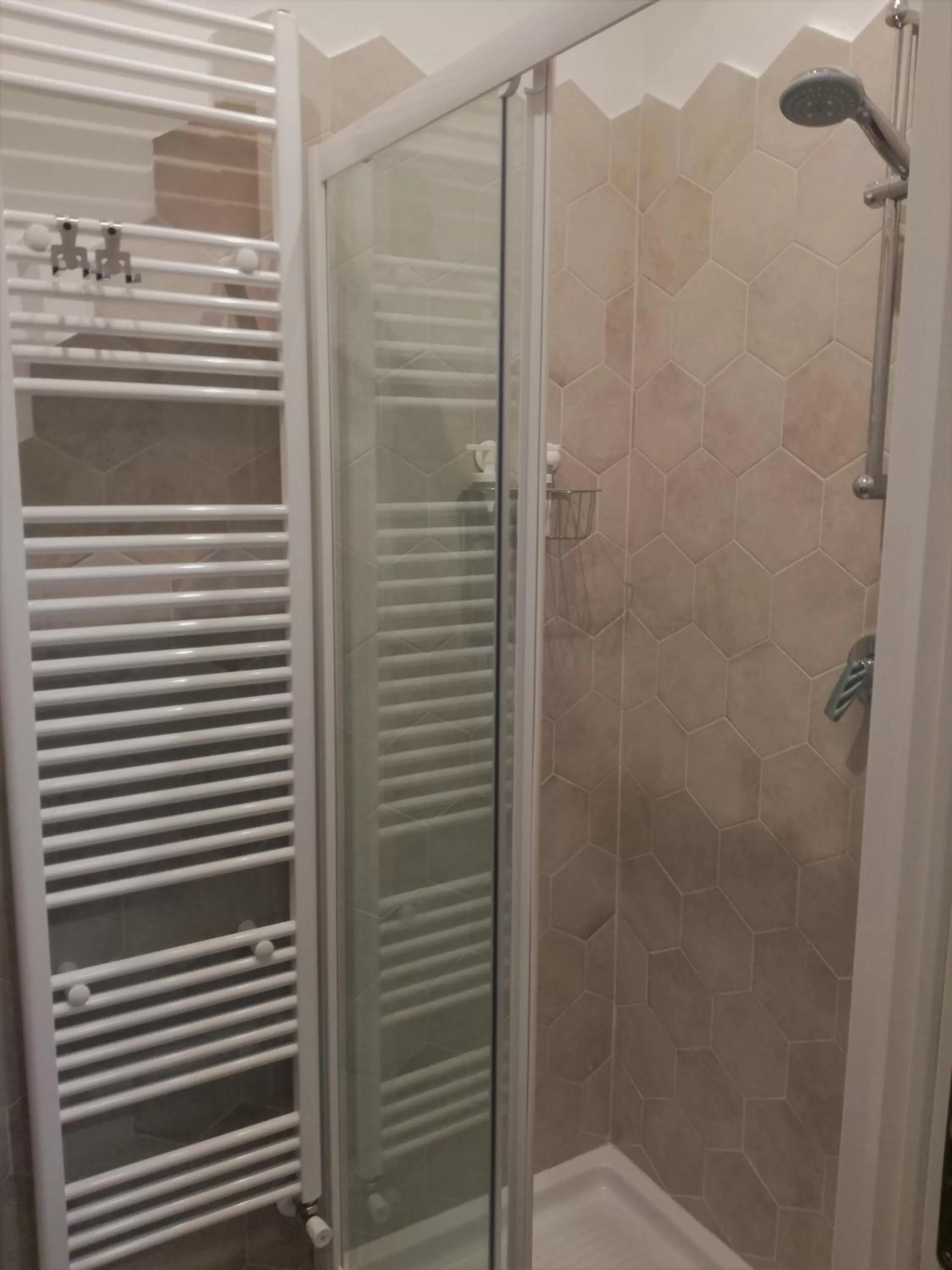 Shower in B&B Casa Lilli