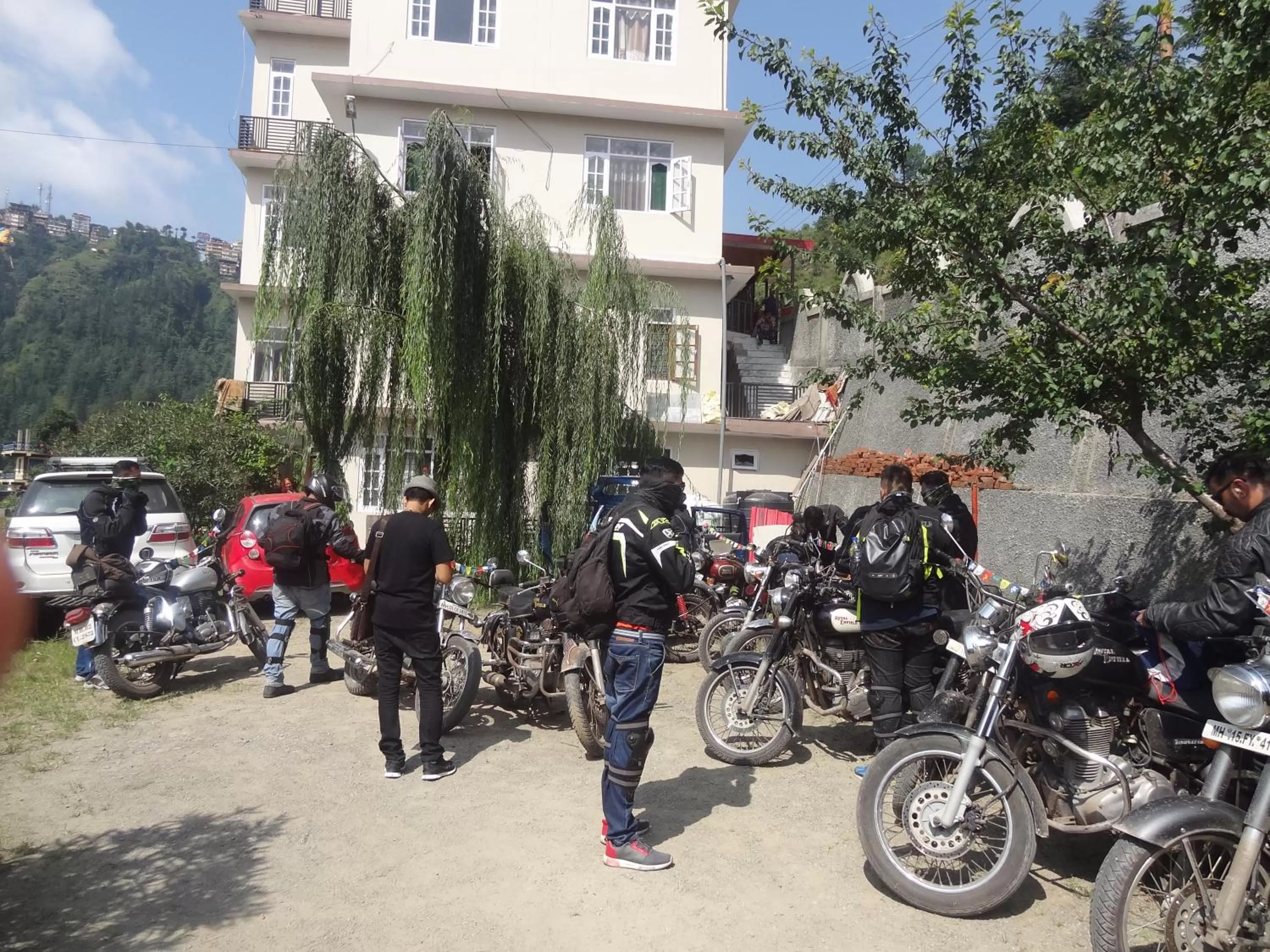 group of guests in Sai Cottage Shimla