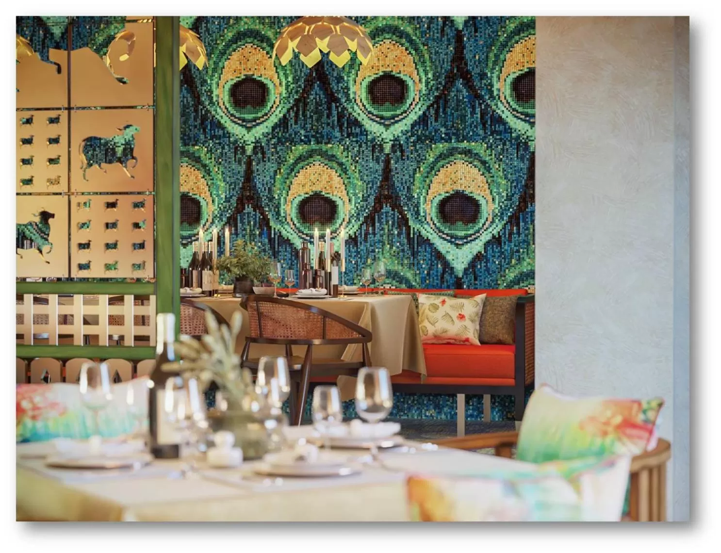 Lounge or bar in Radisson Blu Resort Visakhapatnam