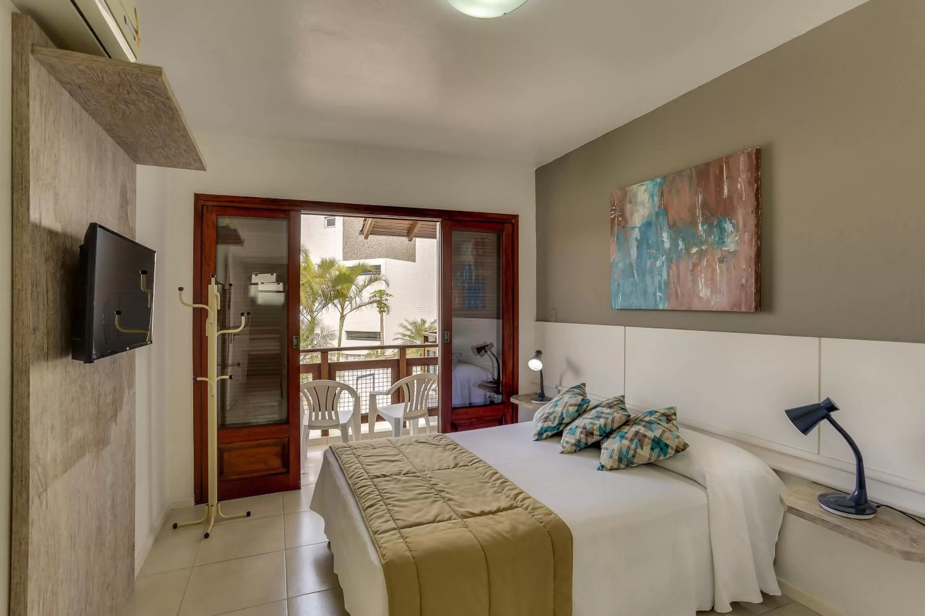 Bed in Pousada Saint Paul