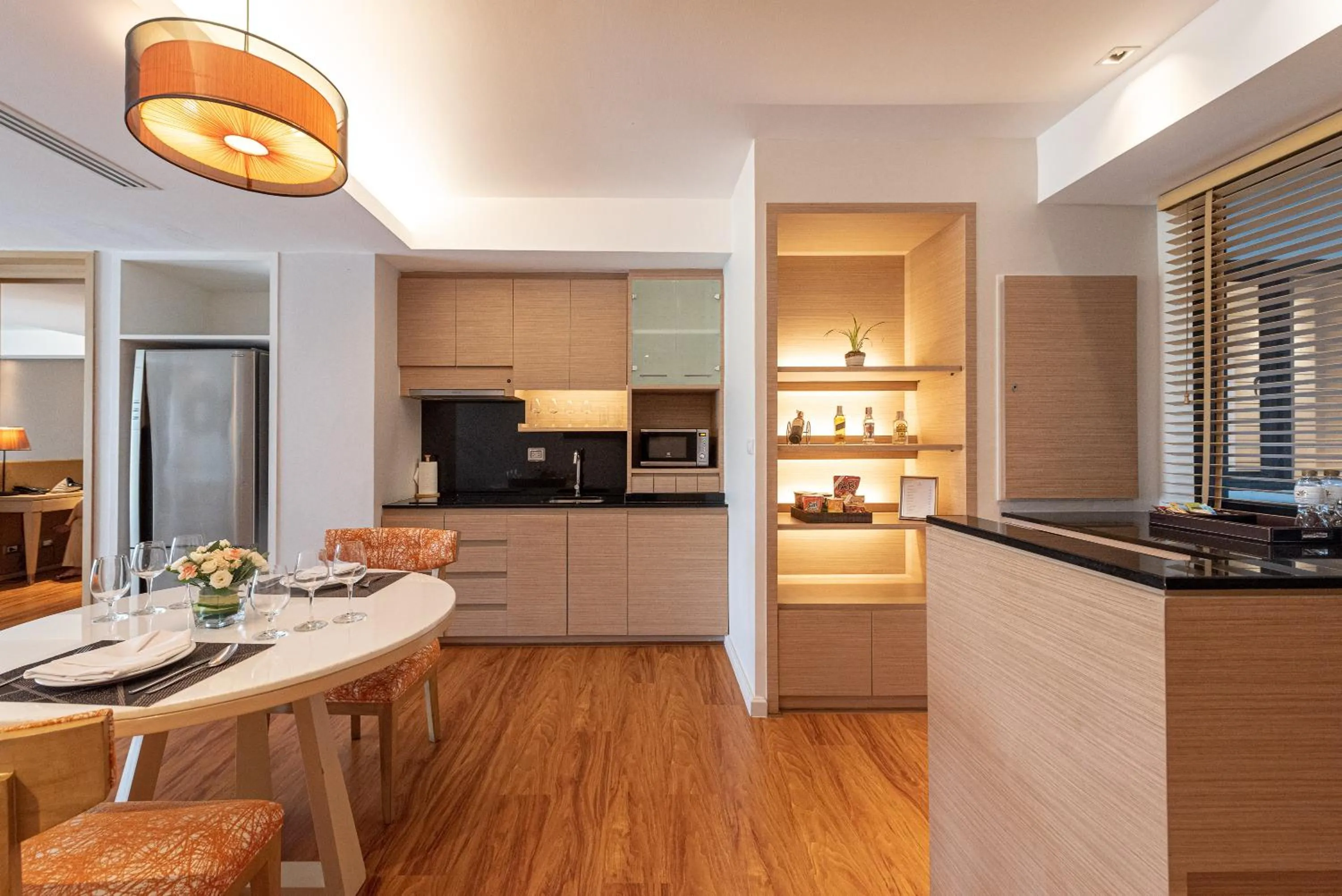 kitchen in Summit Windmill Golf Suite Hotel at Suvarnabhumi